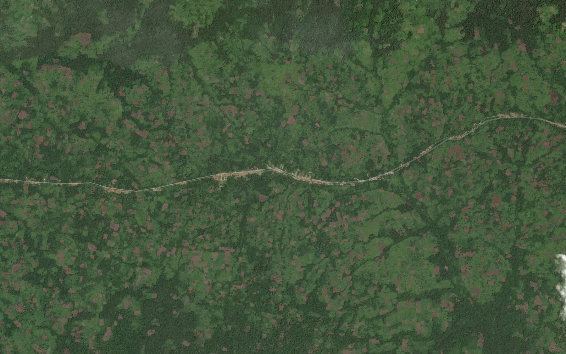 Satellite map of the Itema