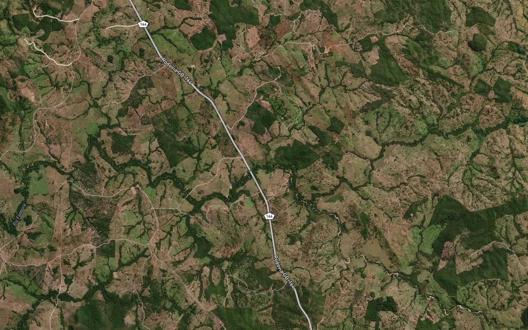 Satellite map of the Corrego do Cercado