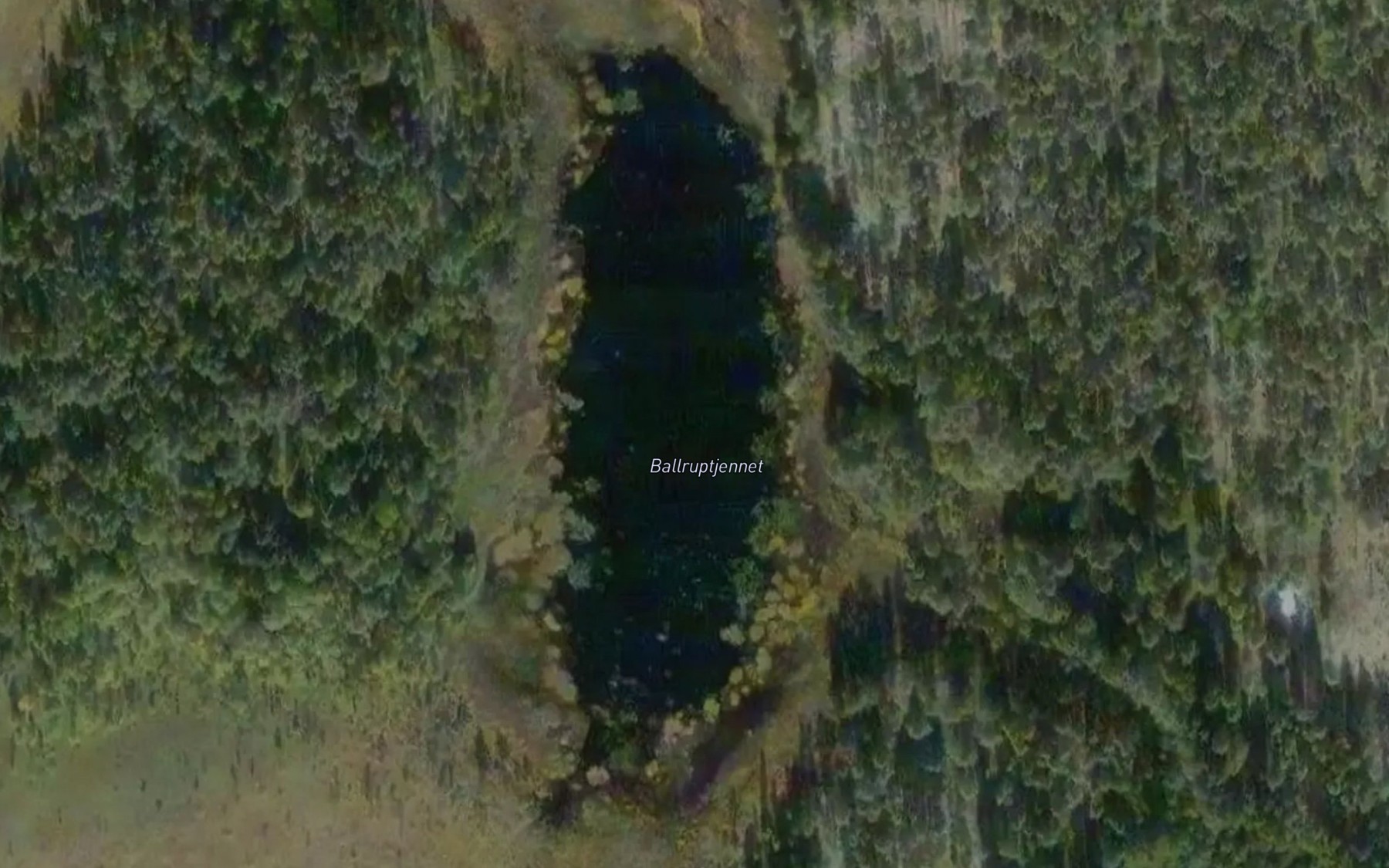 Satellite map of the Ballruptjennet