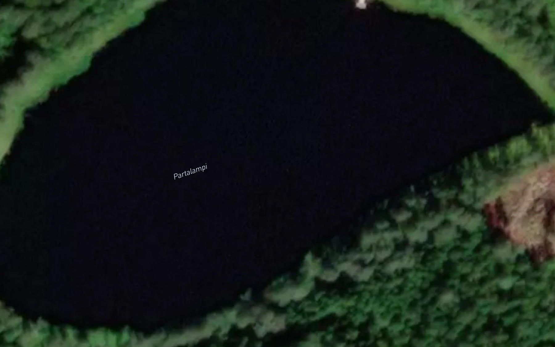 Satellite map of the Partalampi