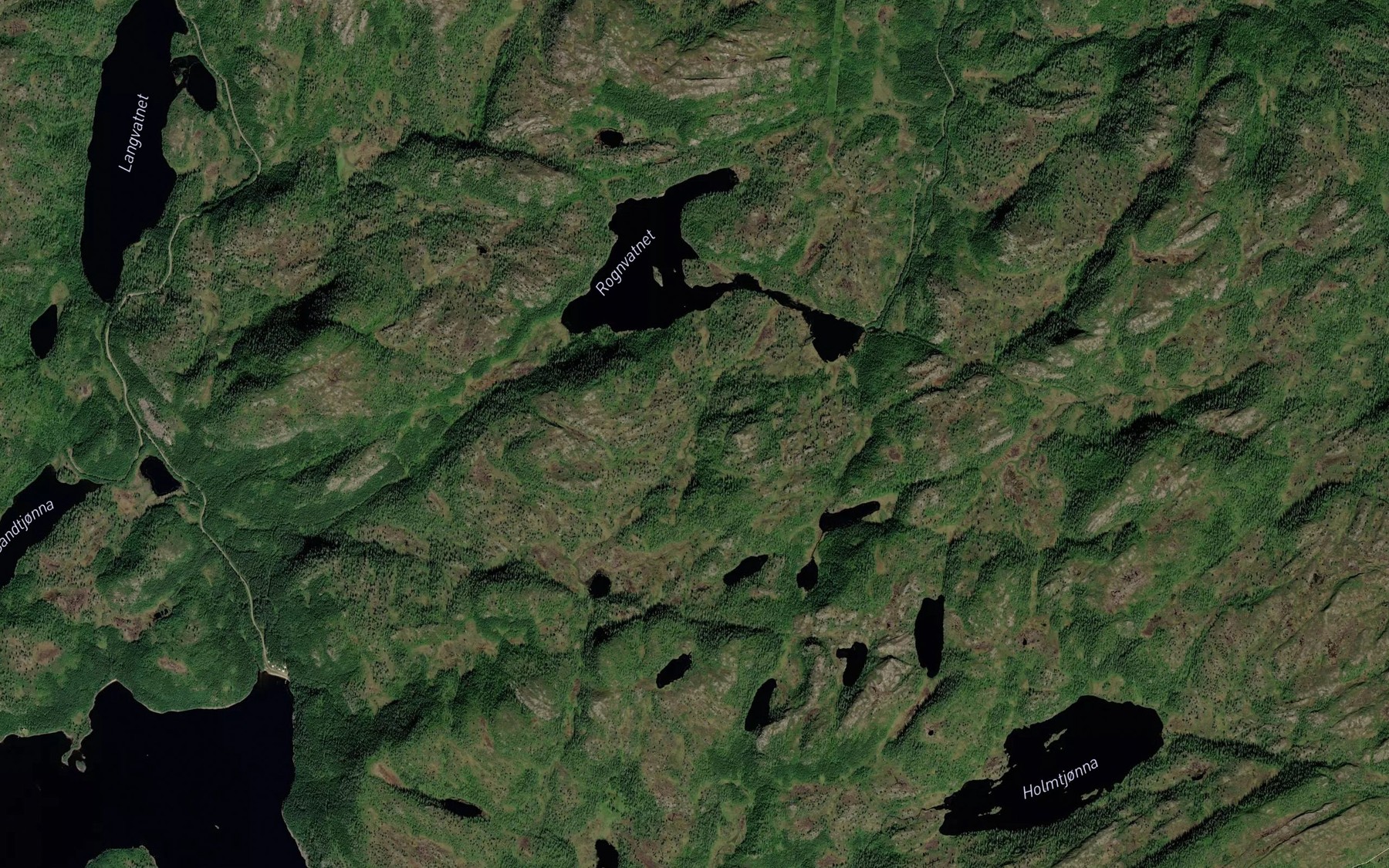 Satellite map of the Berettjonnbekken