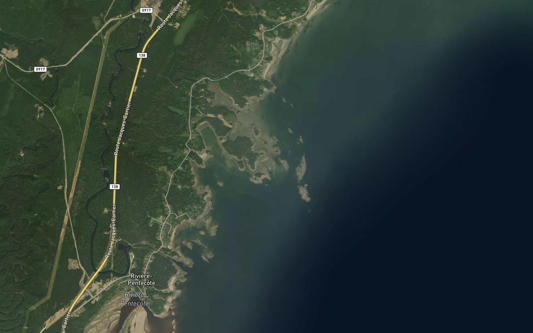 Satellite map of the Passe a Dugas