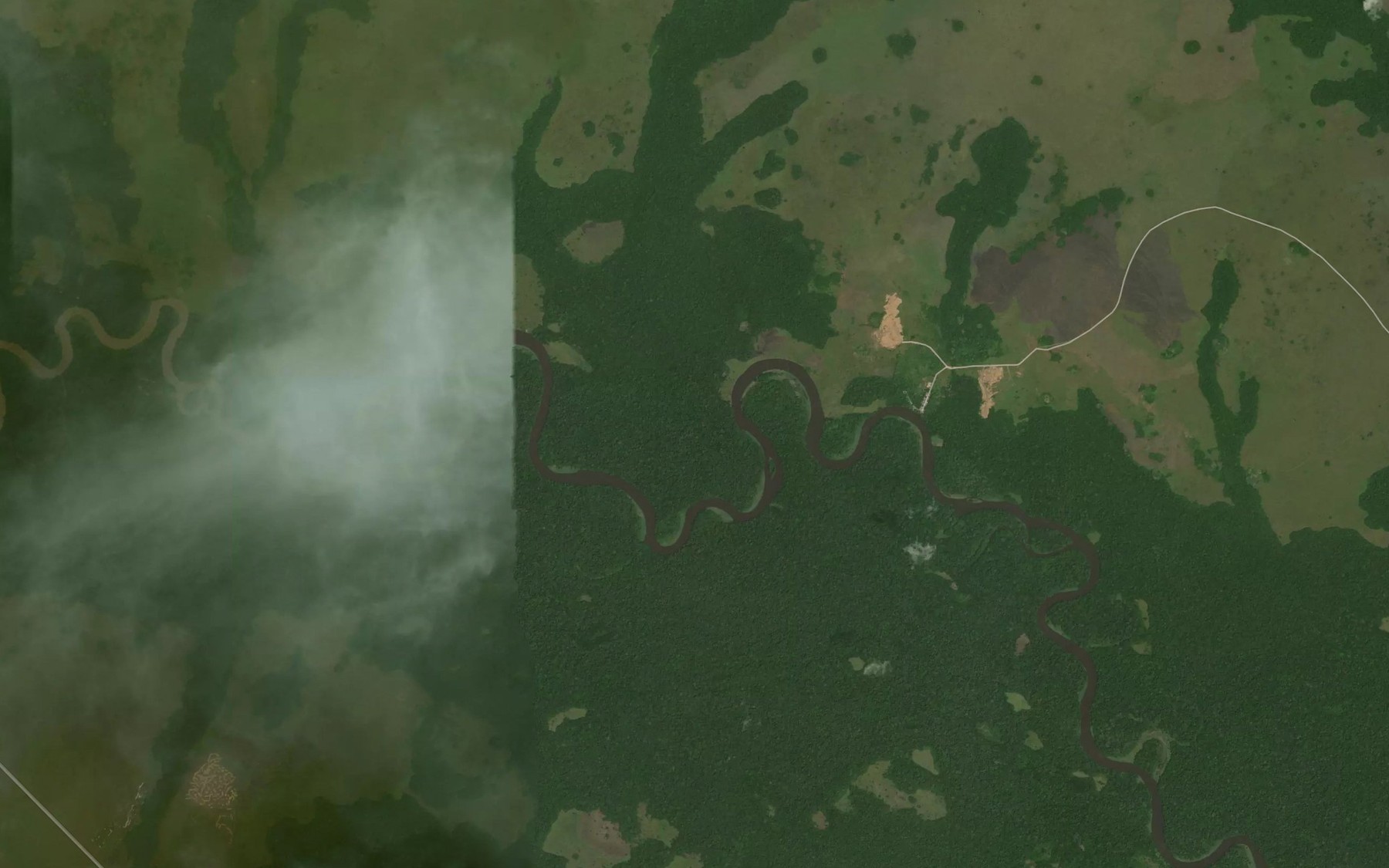 Satellite map of the Ngadoumba