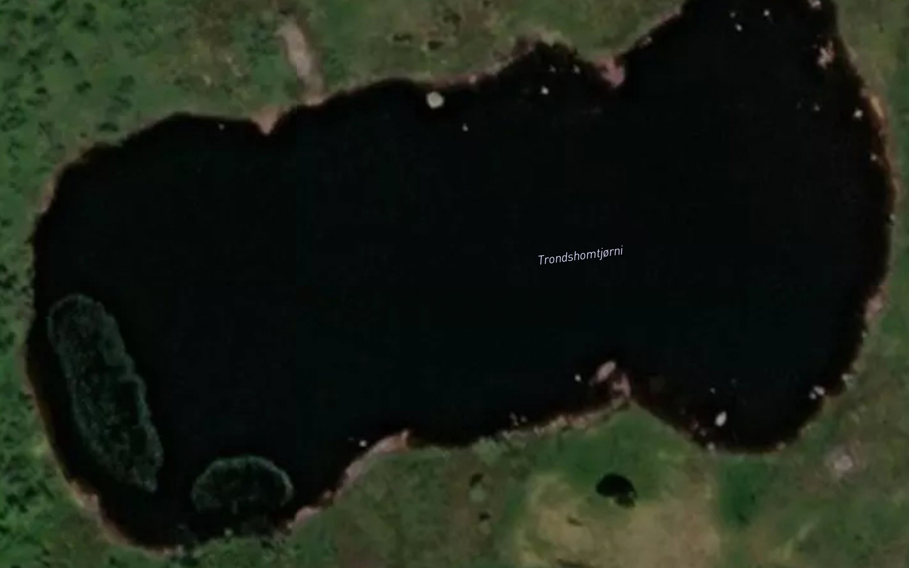 Satellite map of the Trondshomtjorni