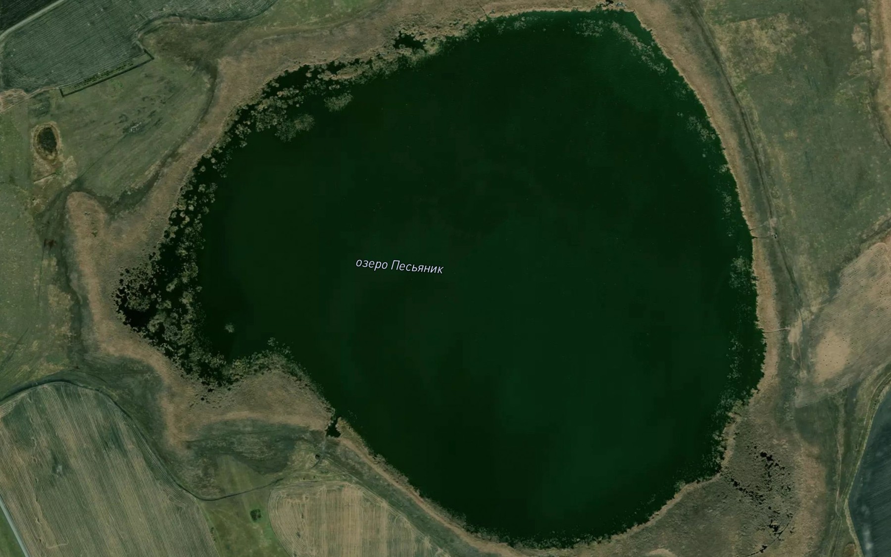 Satellite map of the Ozero Pes'yanik
