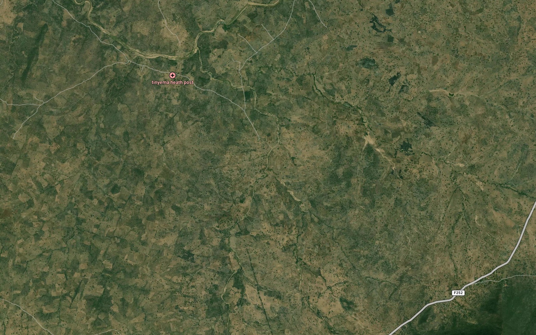 Satellite map of the Jiweri
