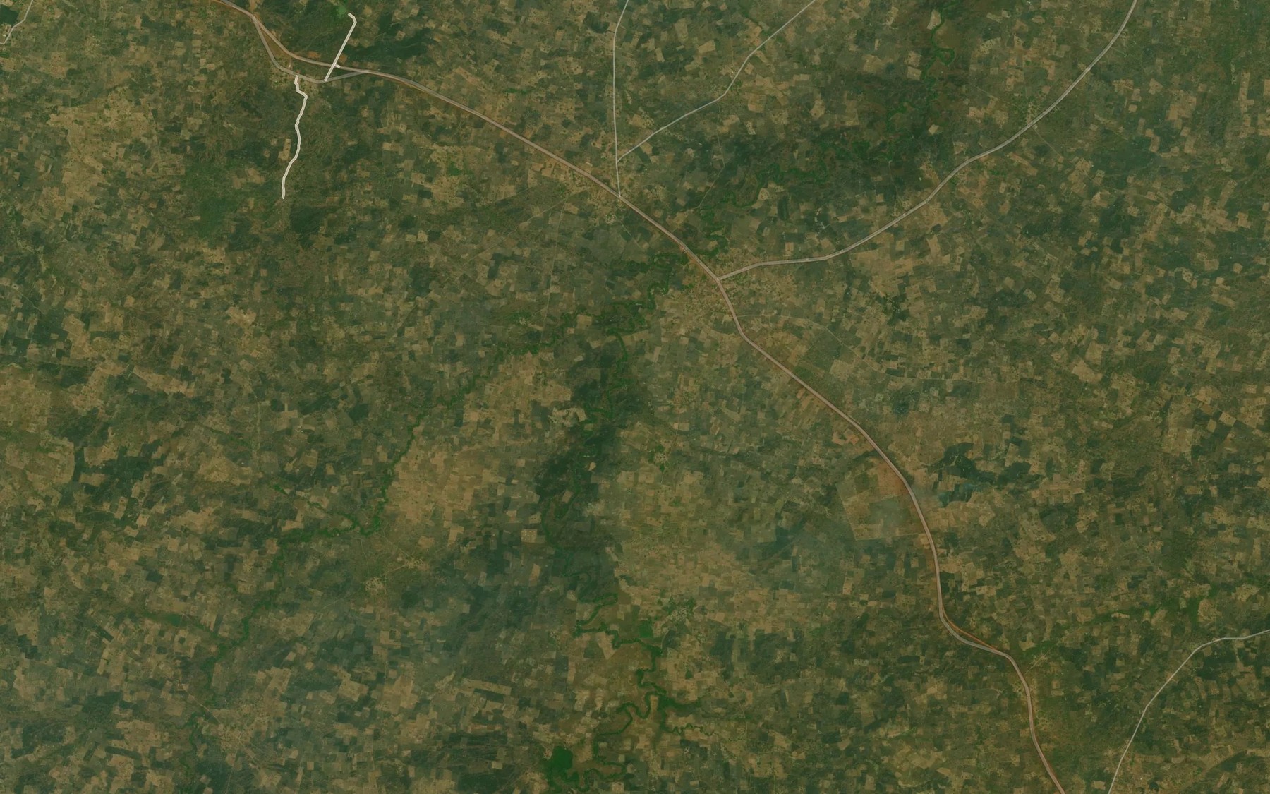 Satellite map of the River Uyo