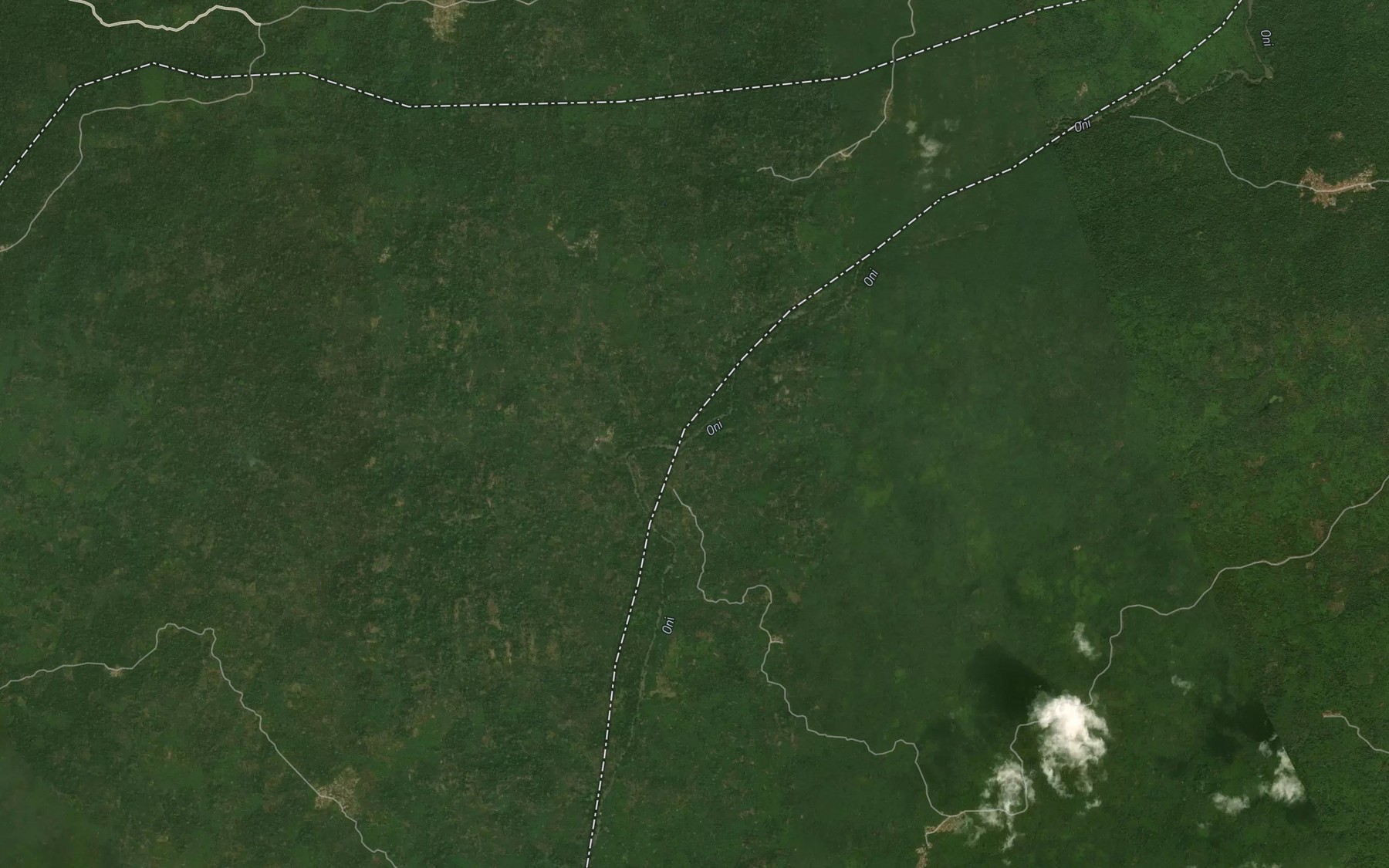 Satellite map of the River Makun