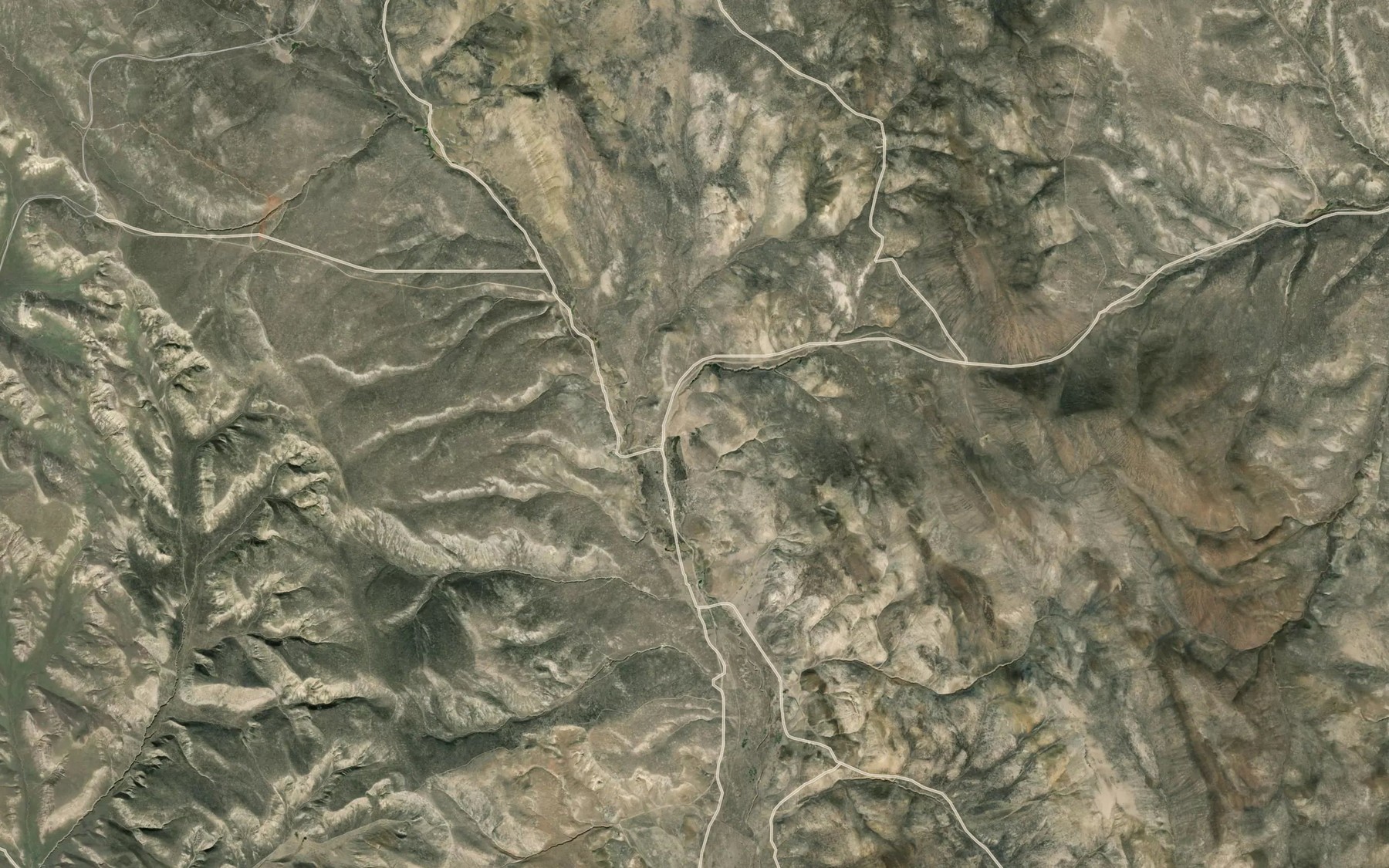 Satellite map of the McDowell Spring