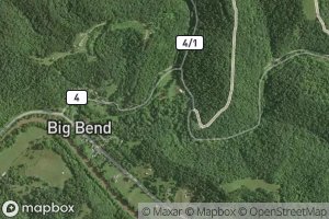 Satellite map of the Sugarcamp Run