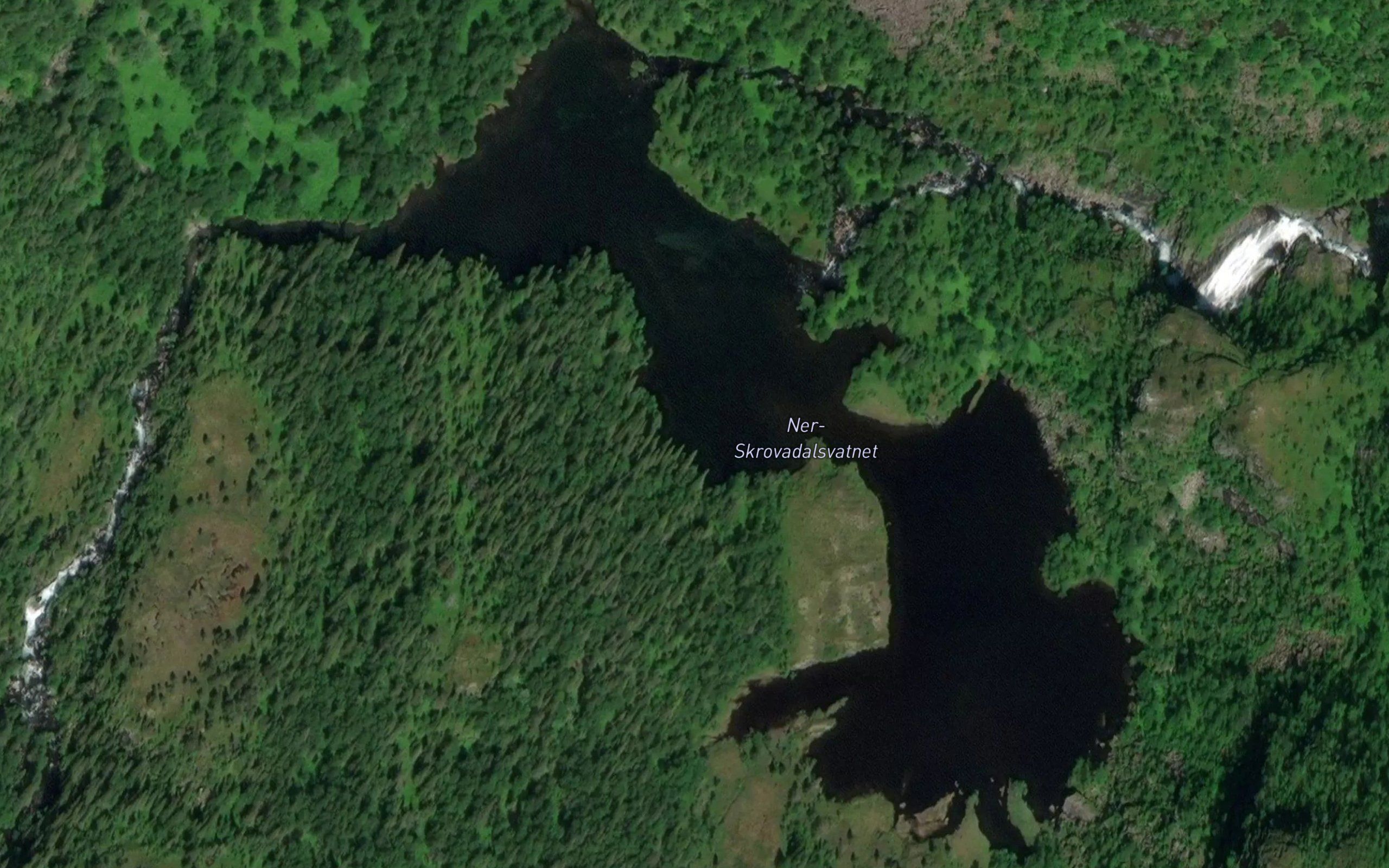 Ner-Skrovadalsvatnet
