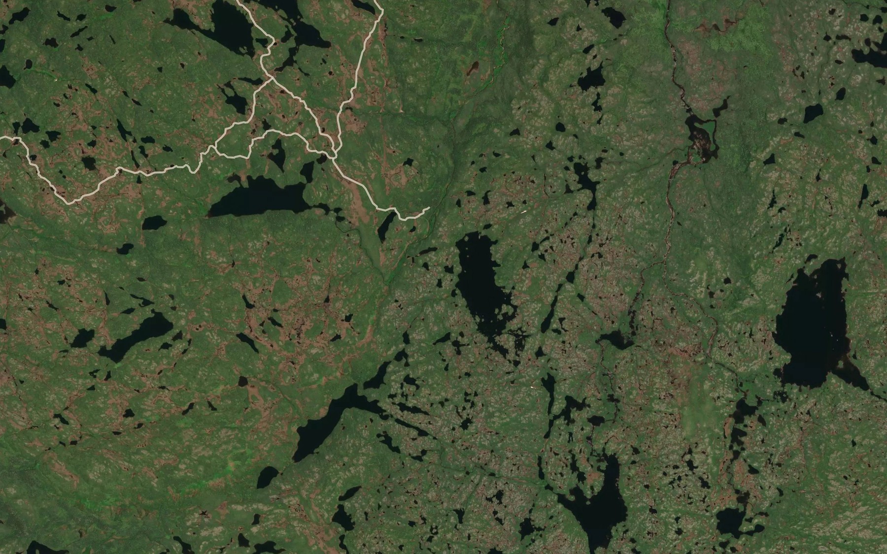 Satellite map of the Hammonds Pond