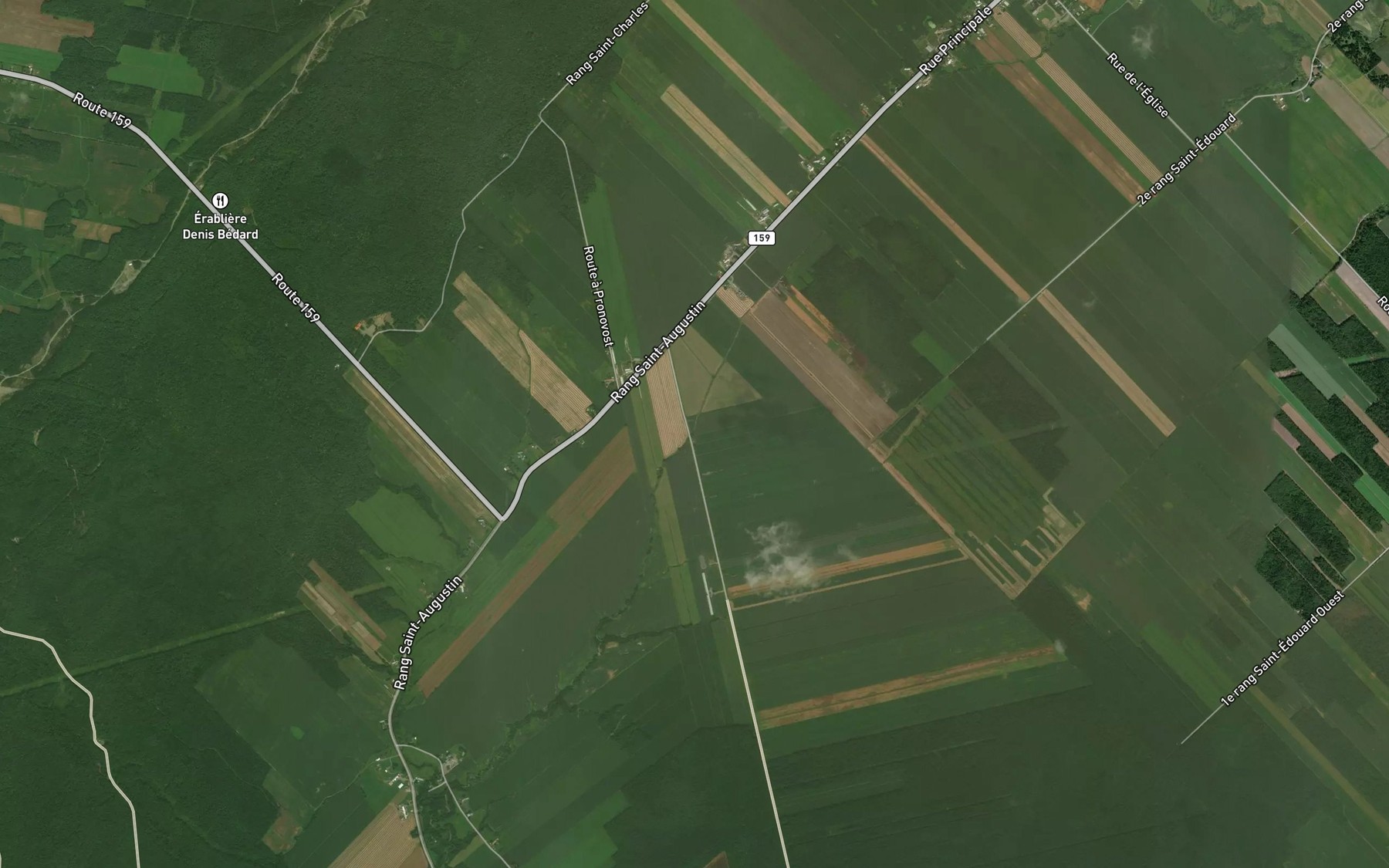 Satellite map of the Branche Nord