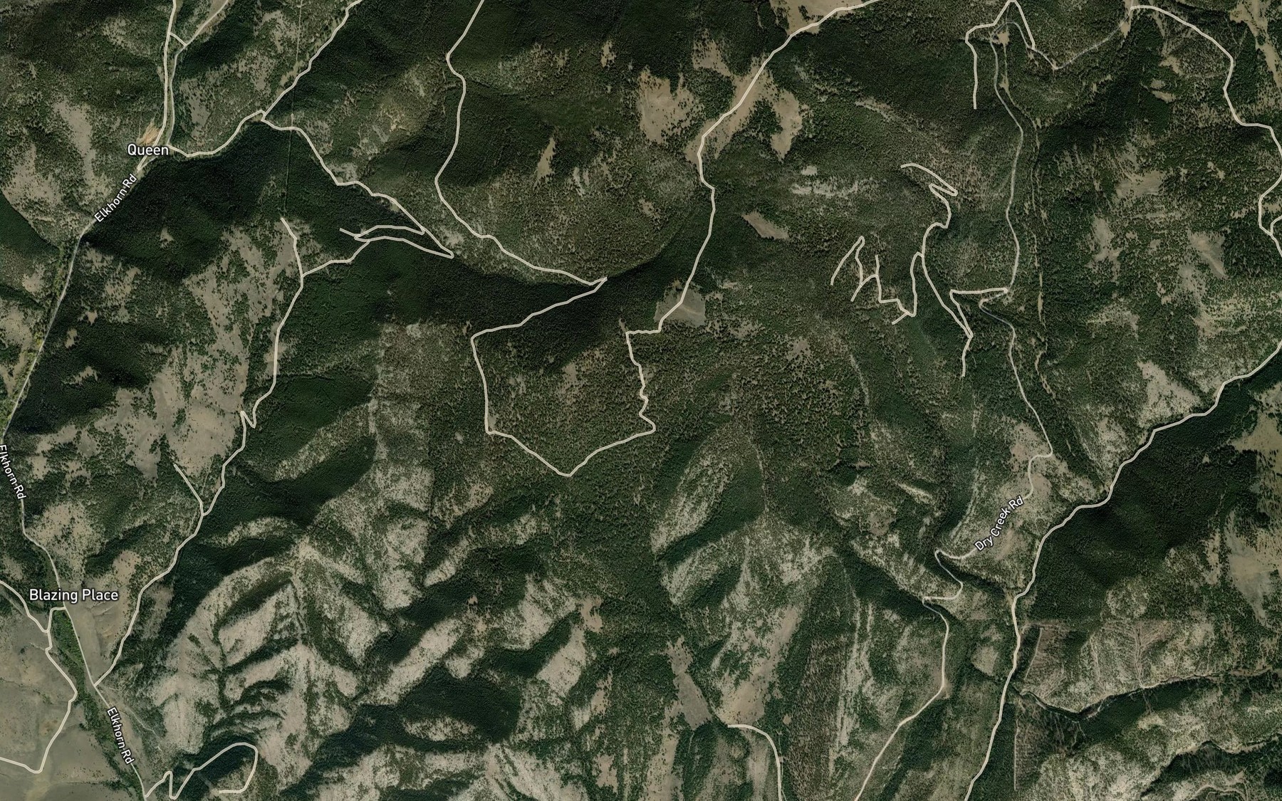 Satellite map of the Deadman Spring