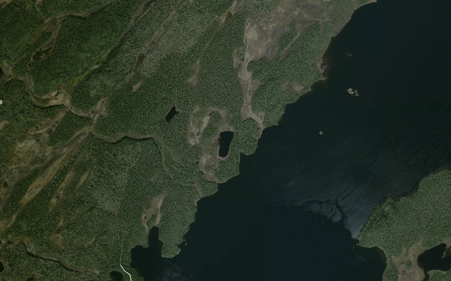 Satellite map of the Jankajarvi