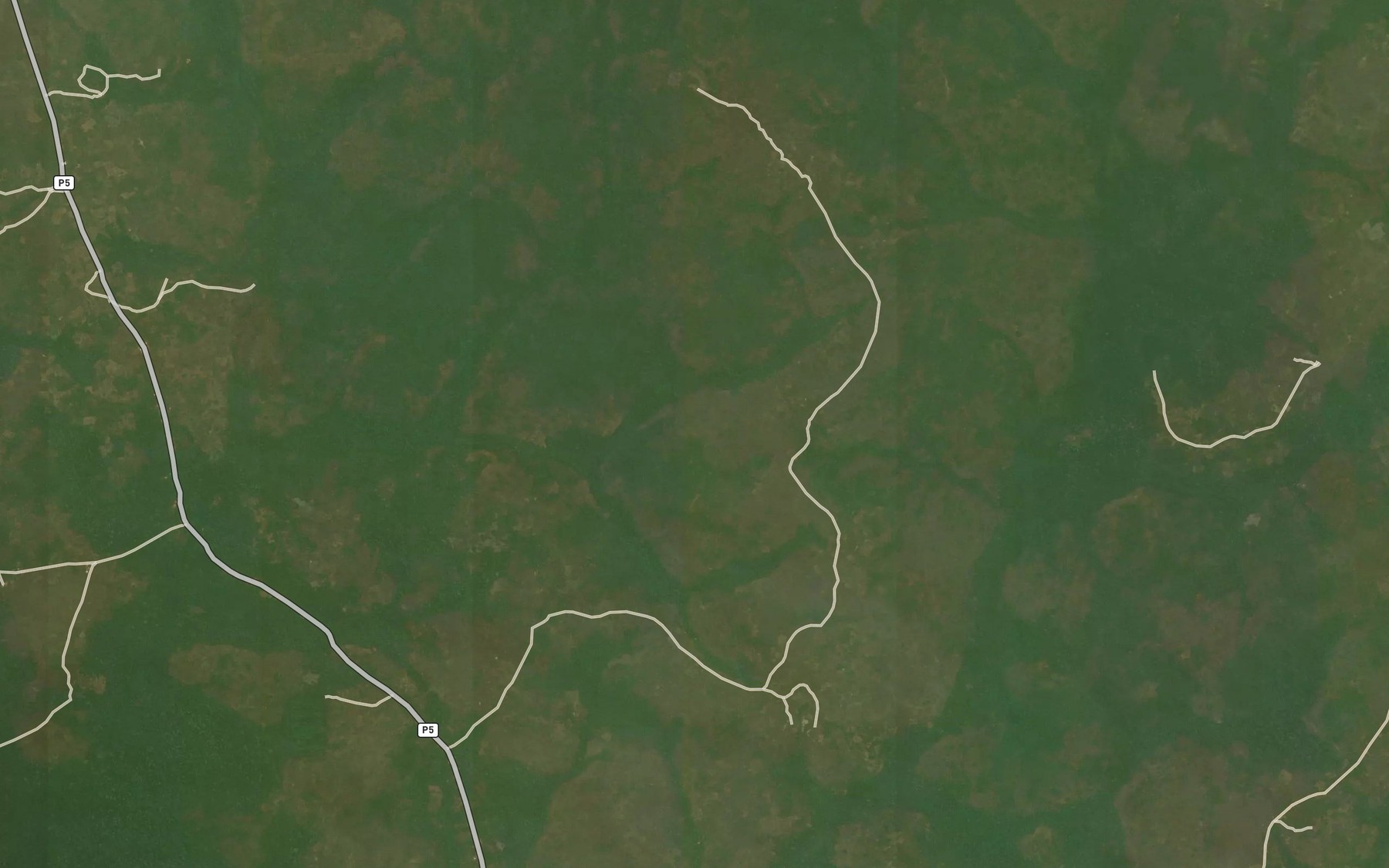 Satellite map of the Soumbele