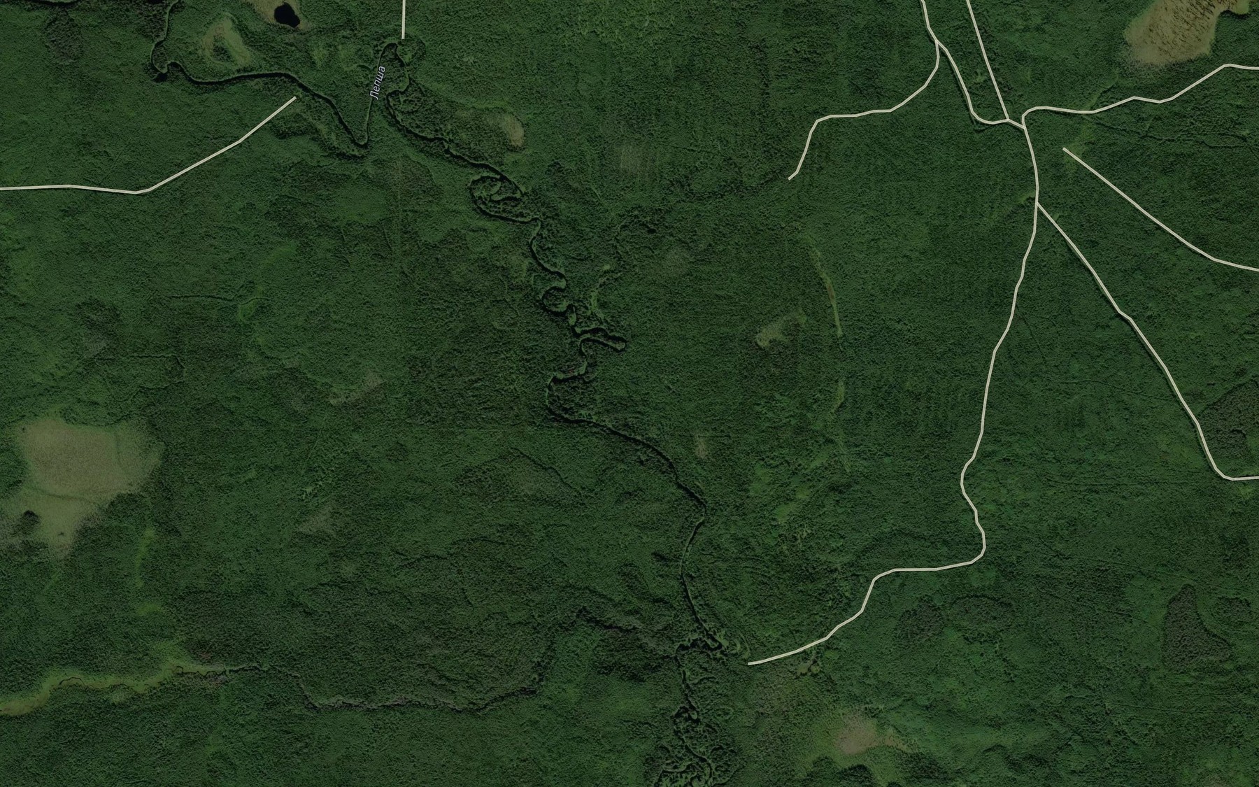 Satellite map of the Yagrova