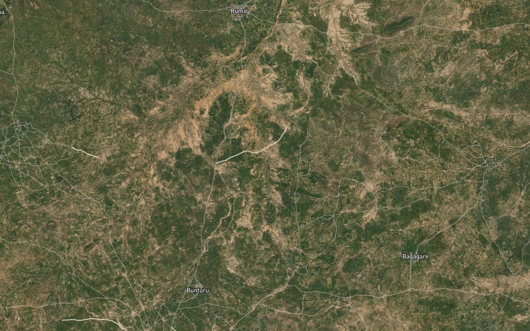 Satellite map of the River Pili