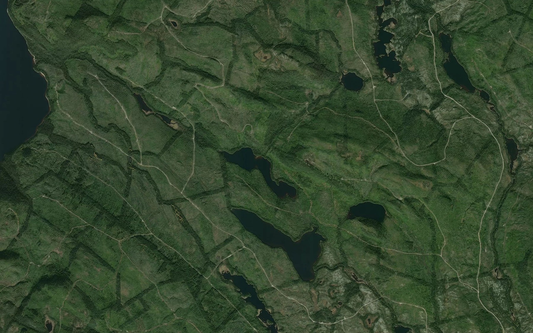 Satellite map of the Lac du Bogie