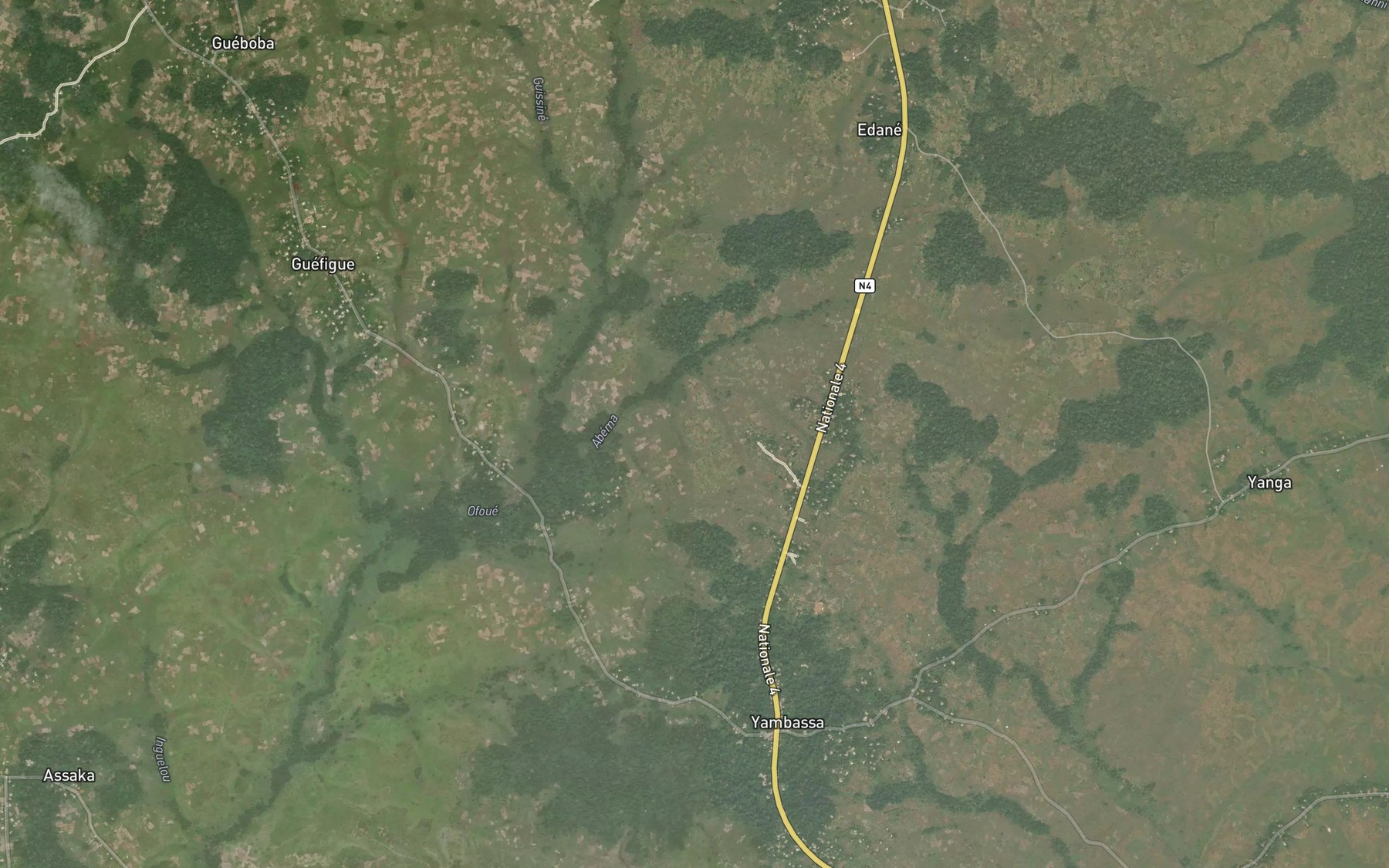 Satellite map of the Geso