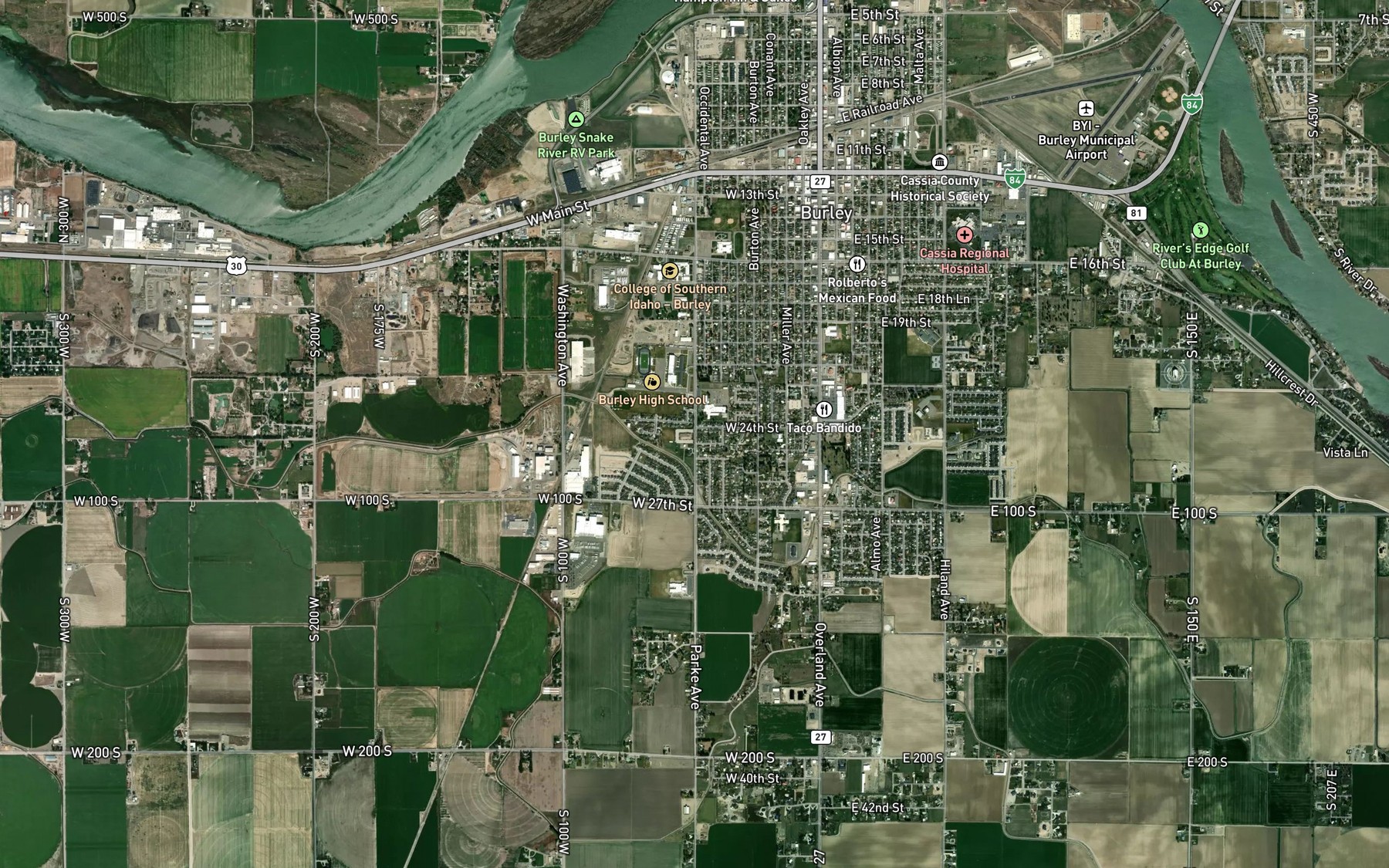 Satellite map of the G 15 B Pipeline