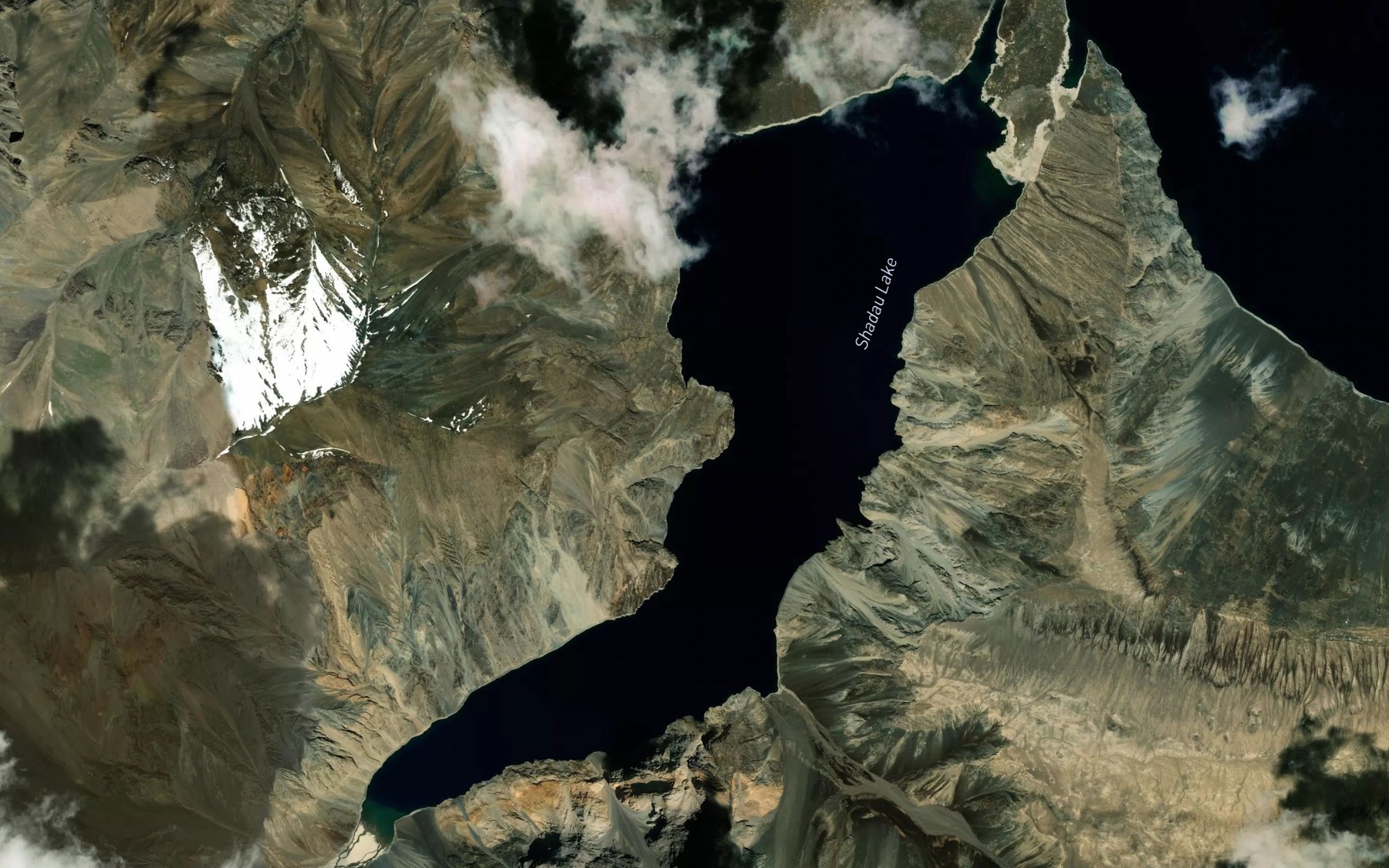 Satellite map of the Ozero Shodau