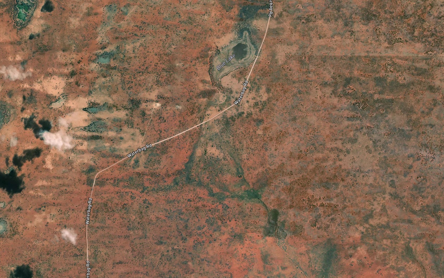 Satellite map of the Scropes Range Creek