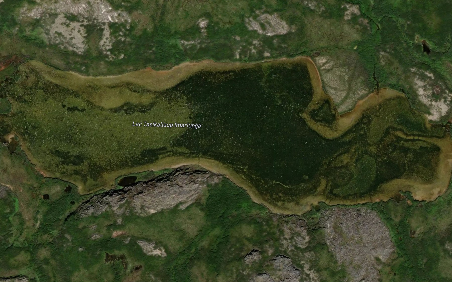 Satellite map of the Lac Tasikallaup Imarlunga