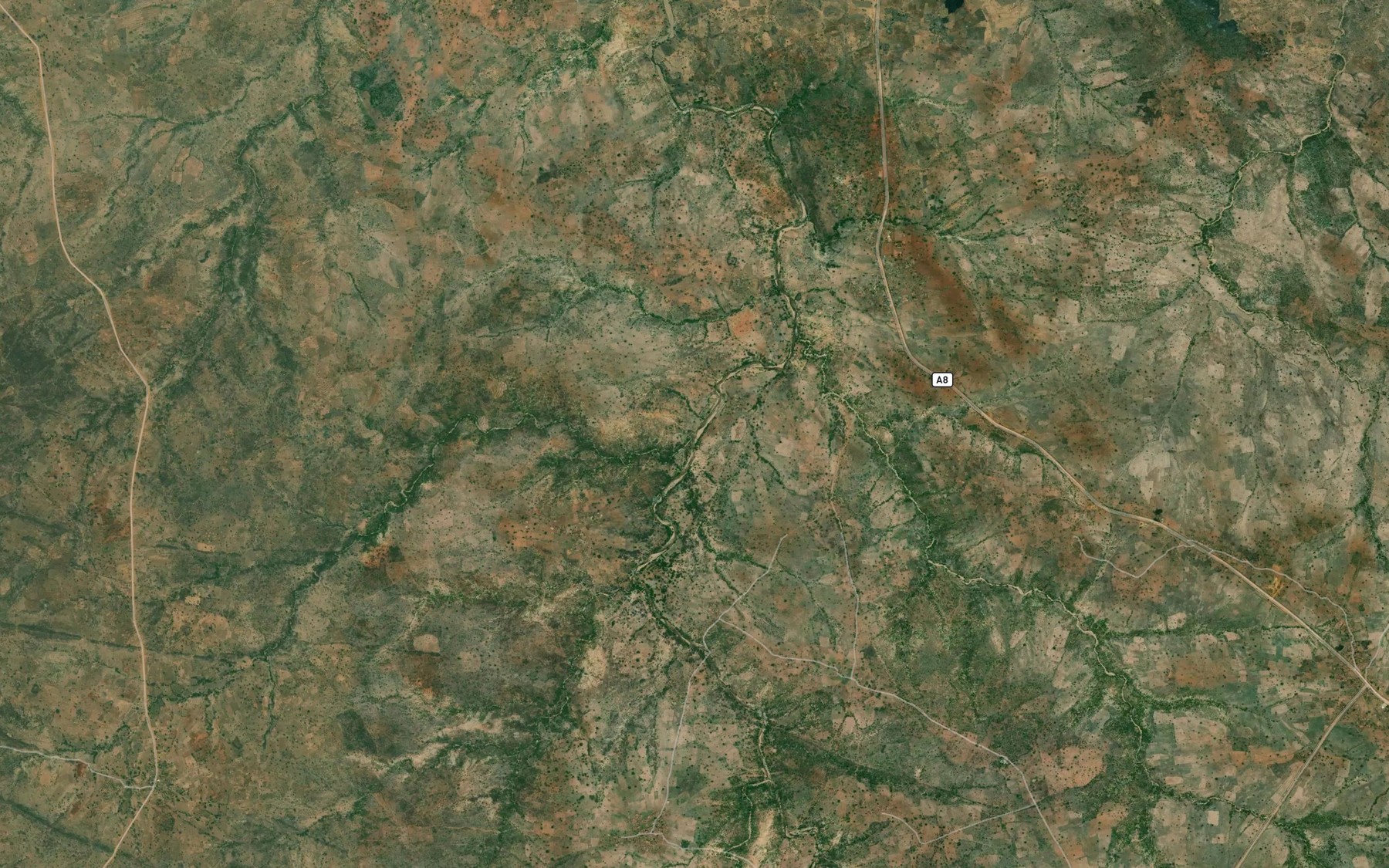 Satellite map of the Mayo Yelde Hindu