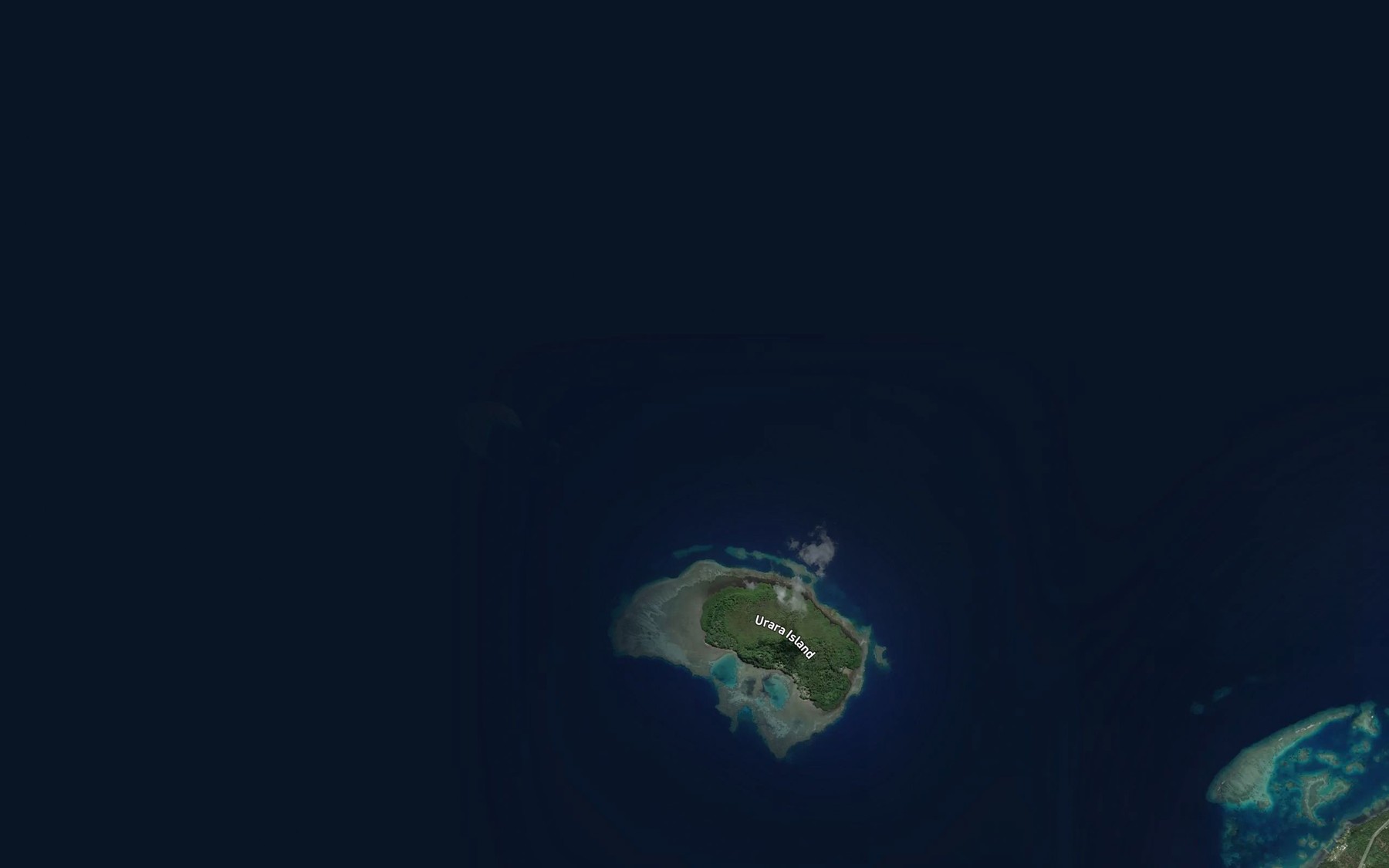 Satellite map of the Reimers Reef