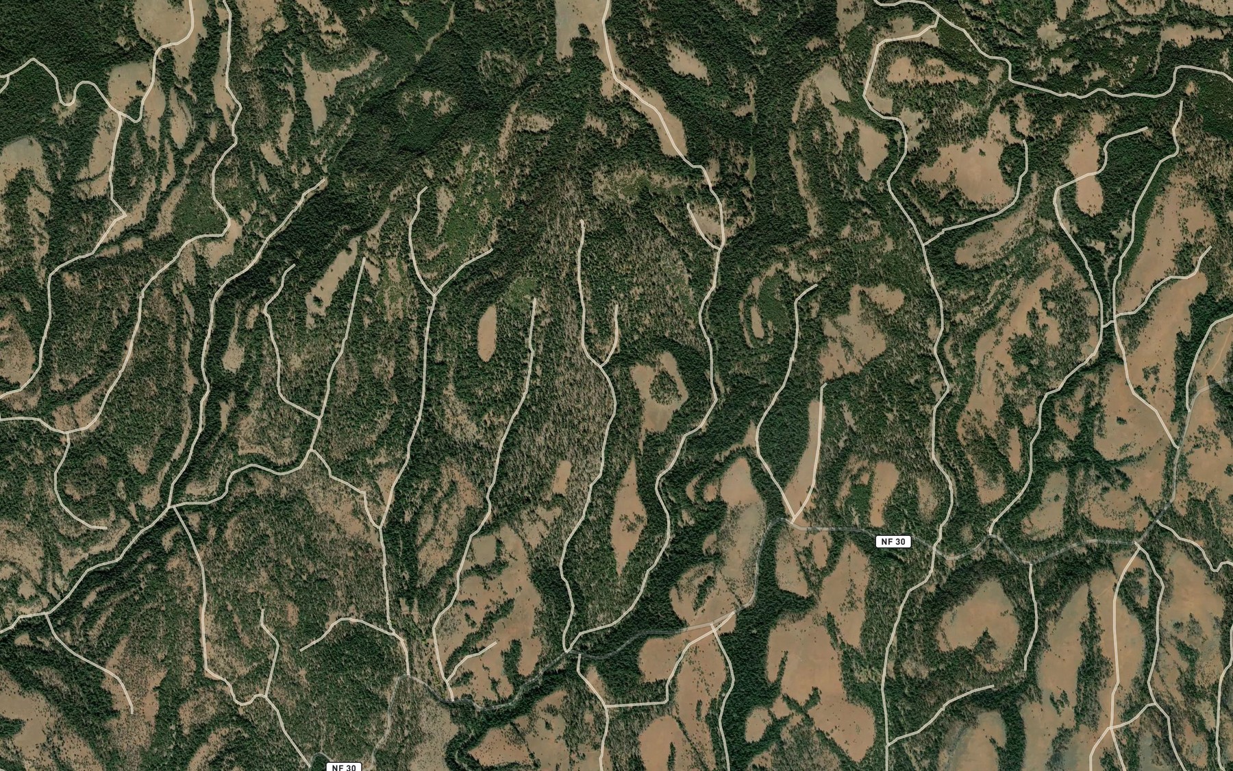 Satellite map of the Port Spring