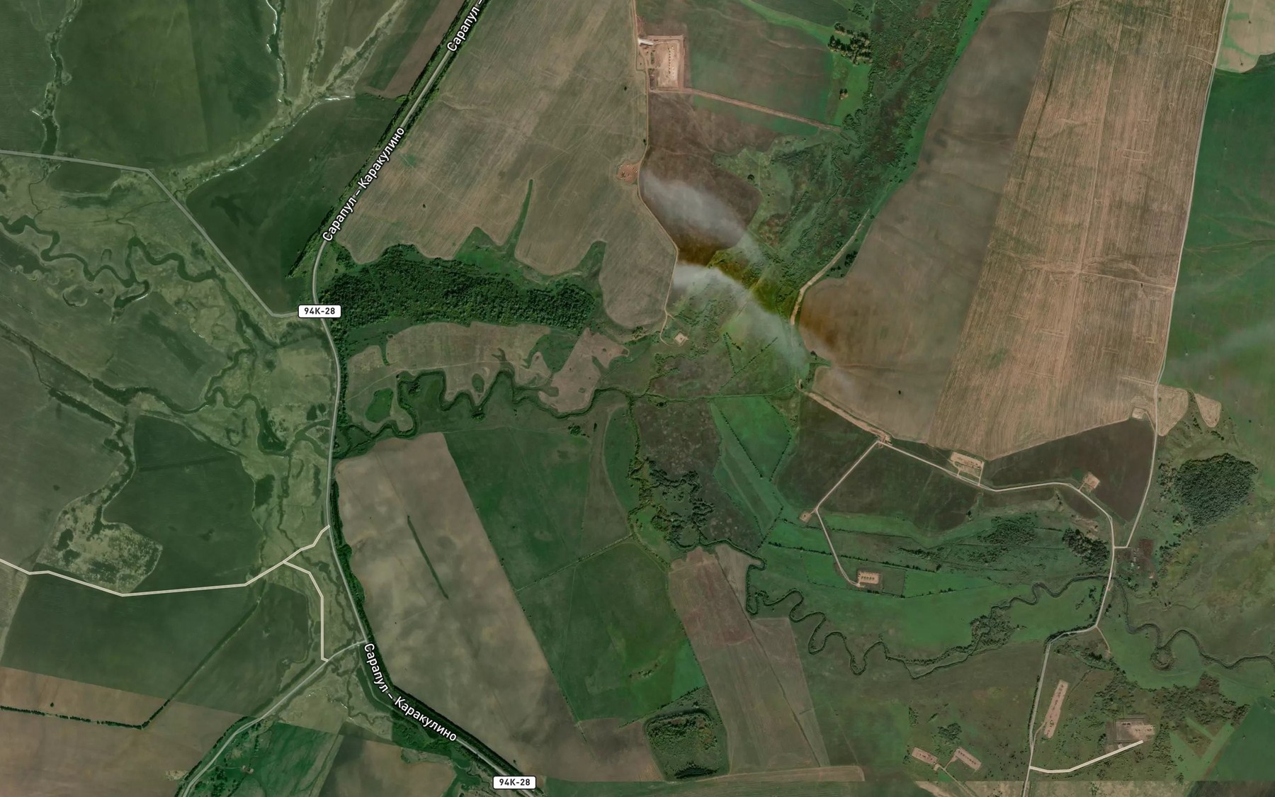 Satellite map of the Mostovinka