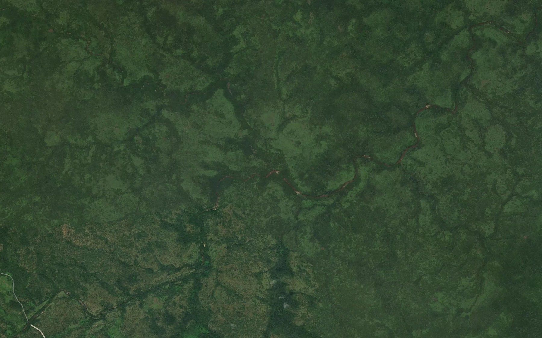 Satellite map of the River Selbe