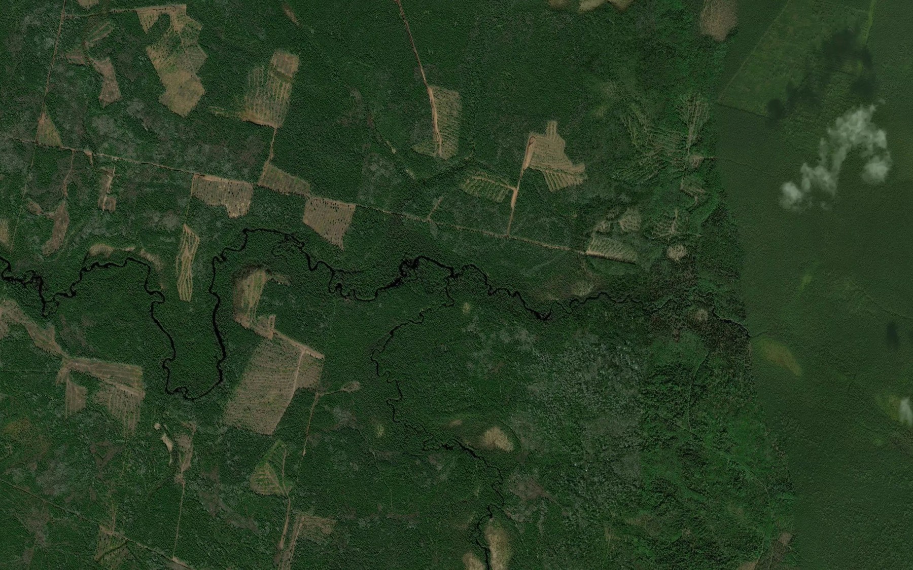 Satellite map of the Lun'yu