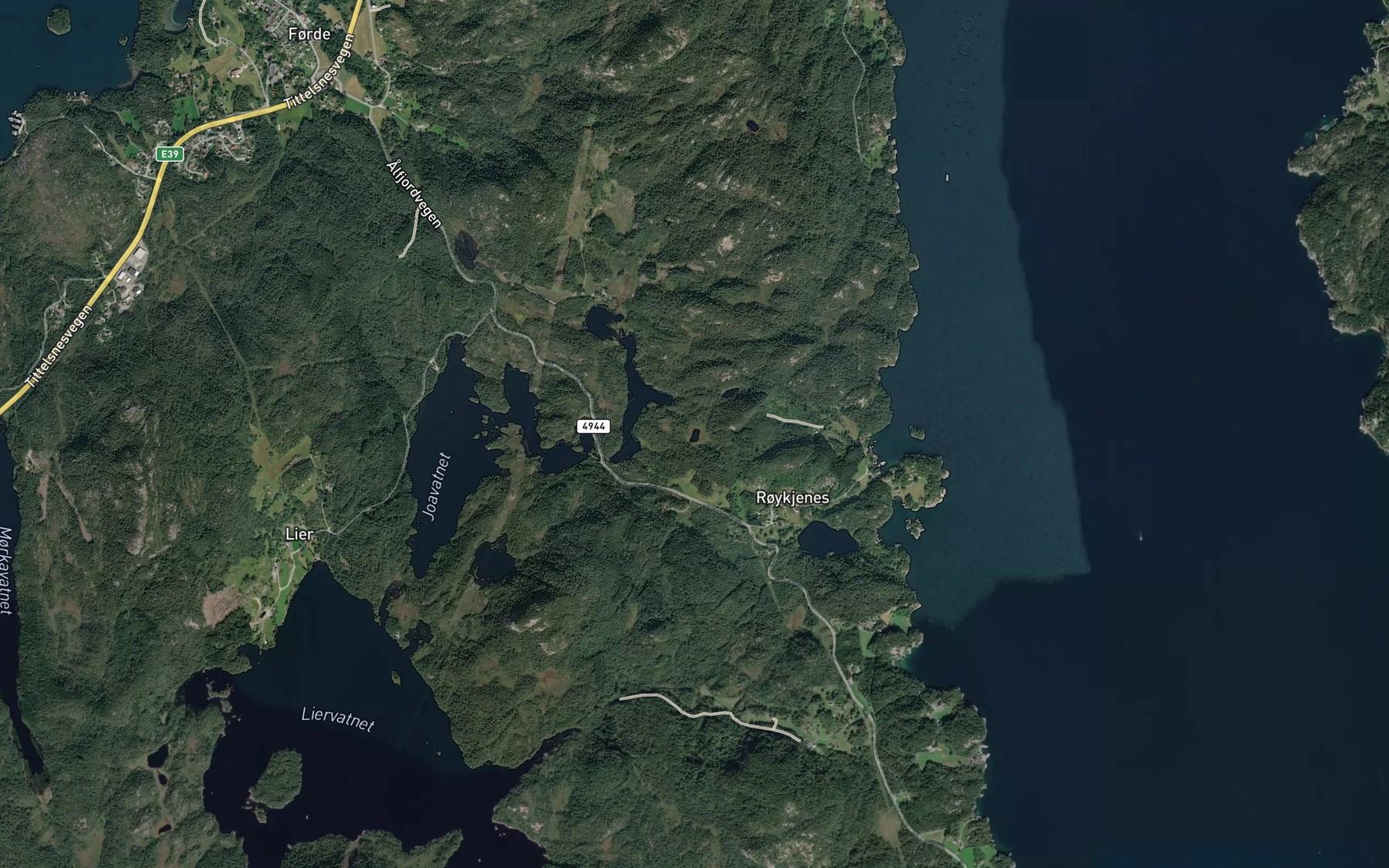 Satellite map of the Bronatjorna
