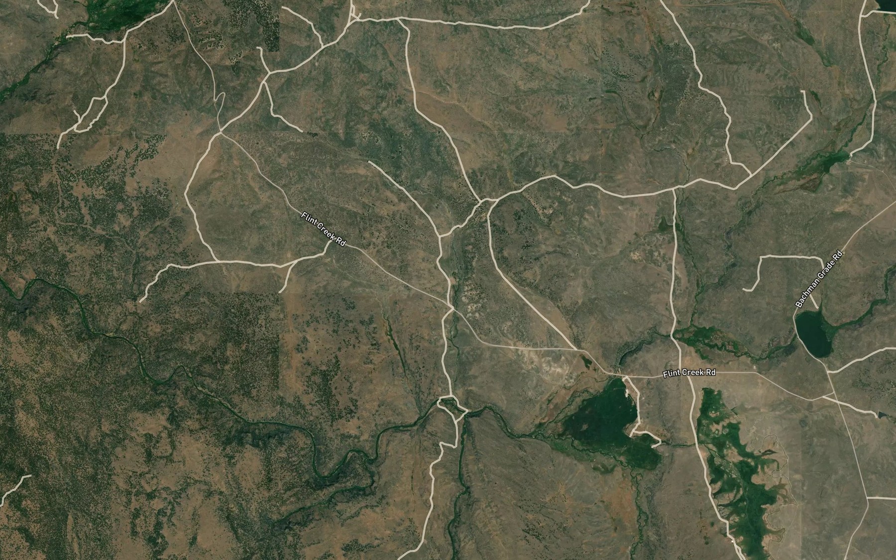 Satellite map of the Hardiman Spring
