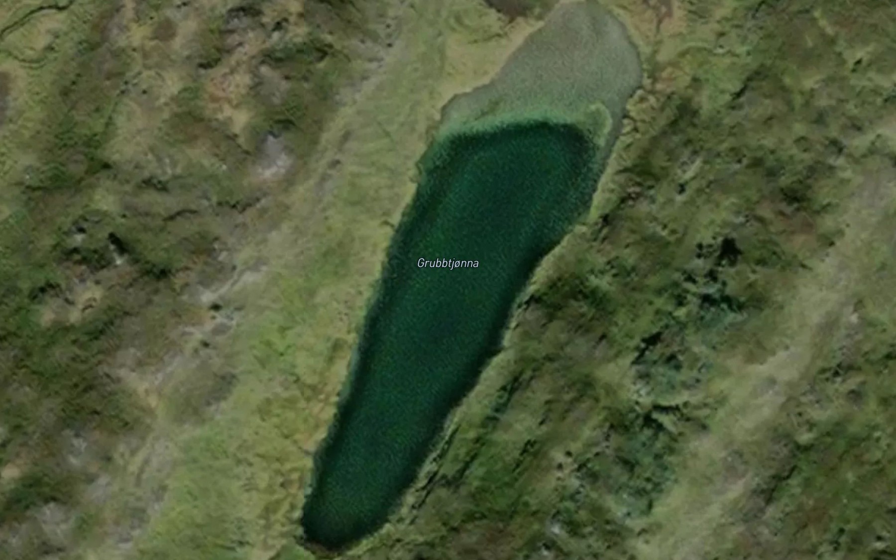 Satellite map of the Grubbtjorna