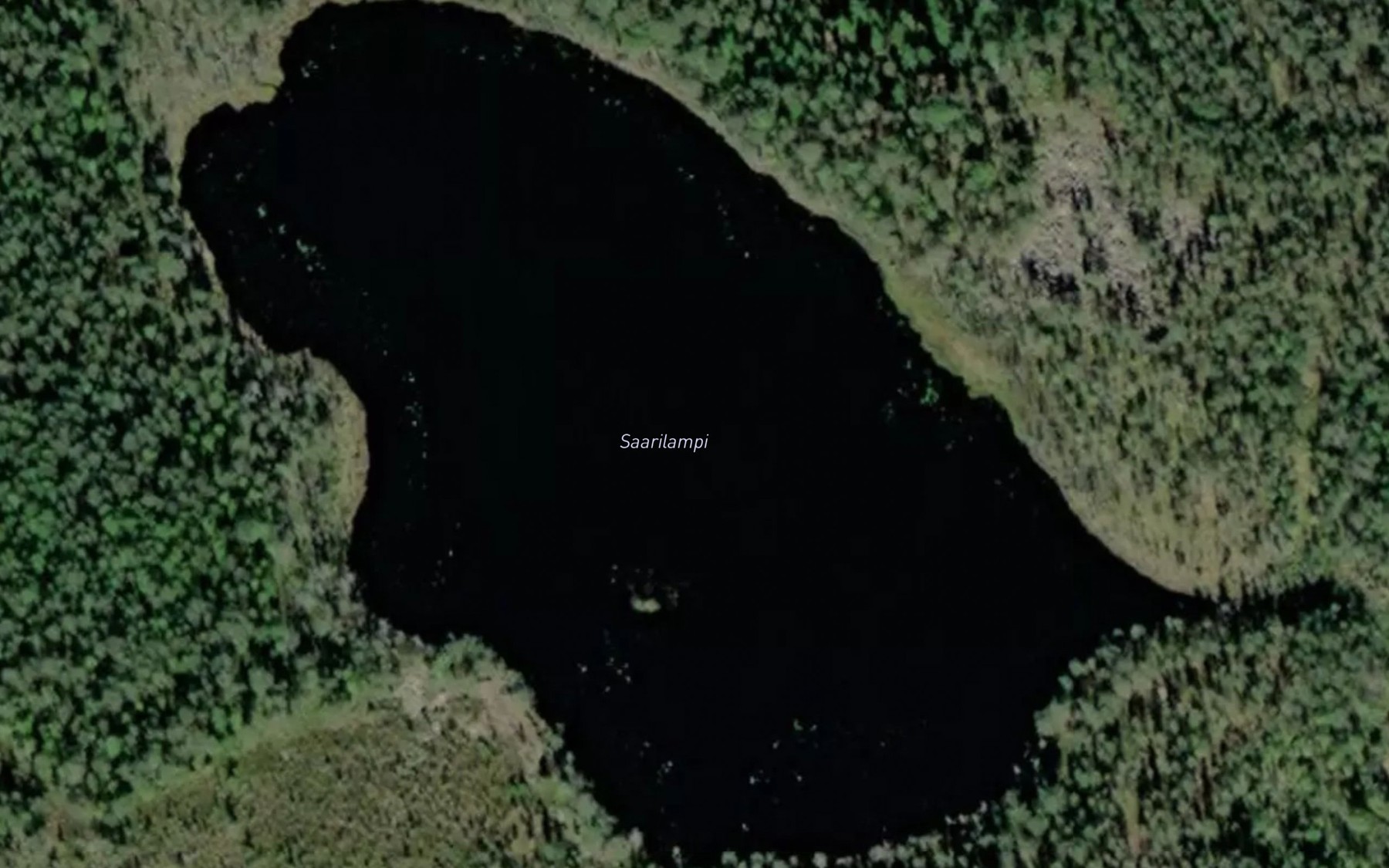 Satellite map of the Saarilampi