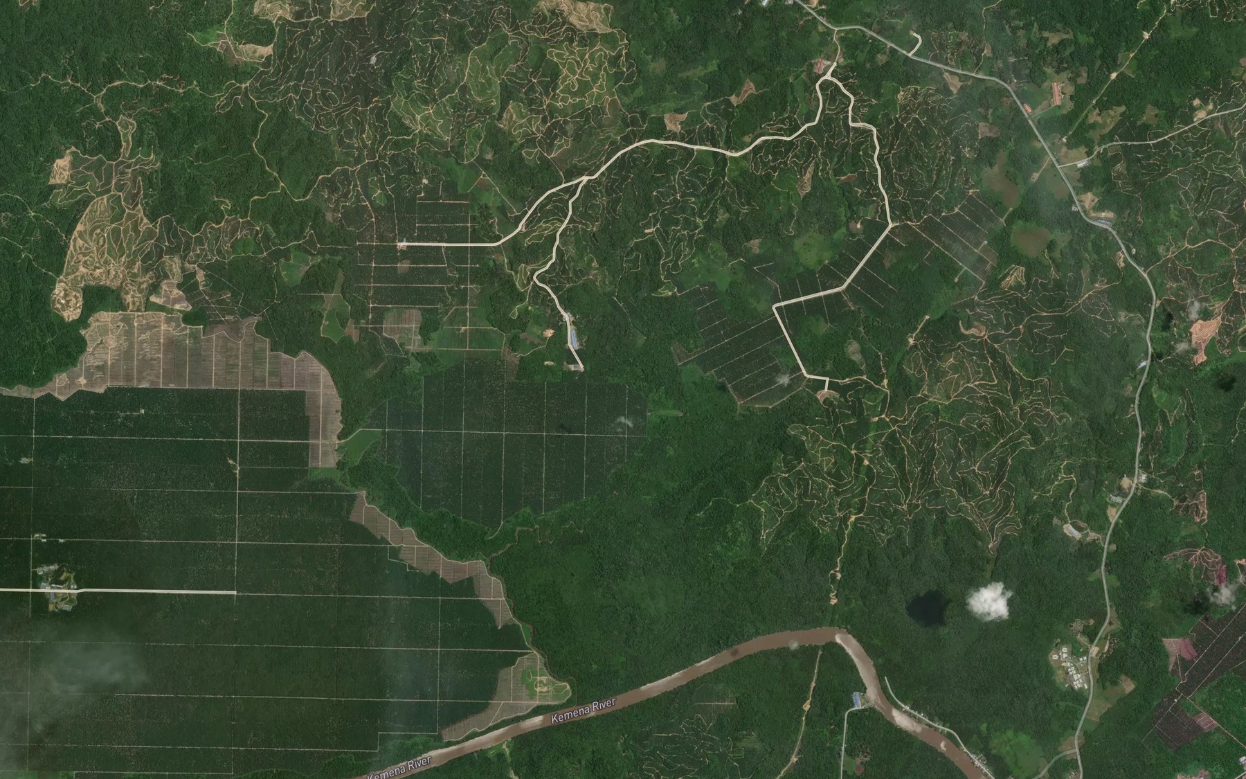 Satellite map of the Sungai Selayang