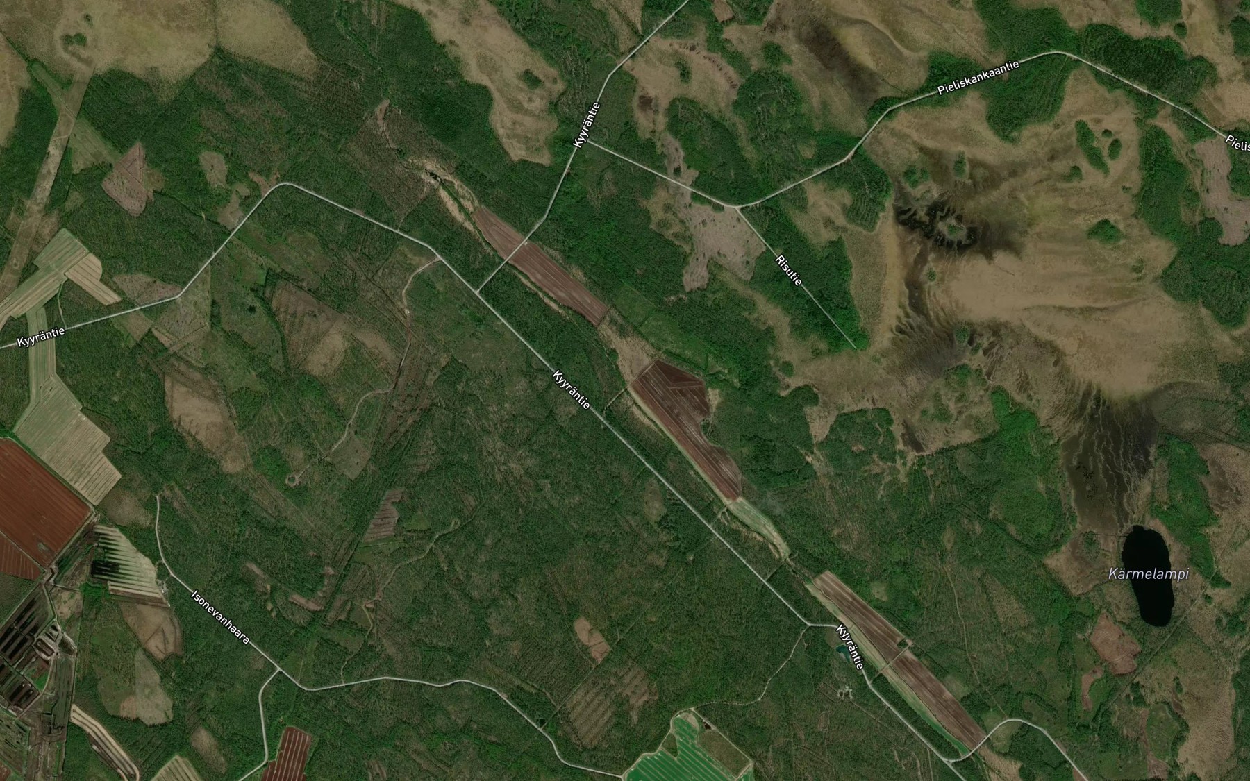 Satellite map of the Nielupuro