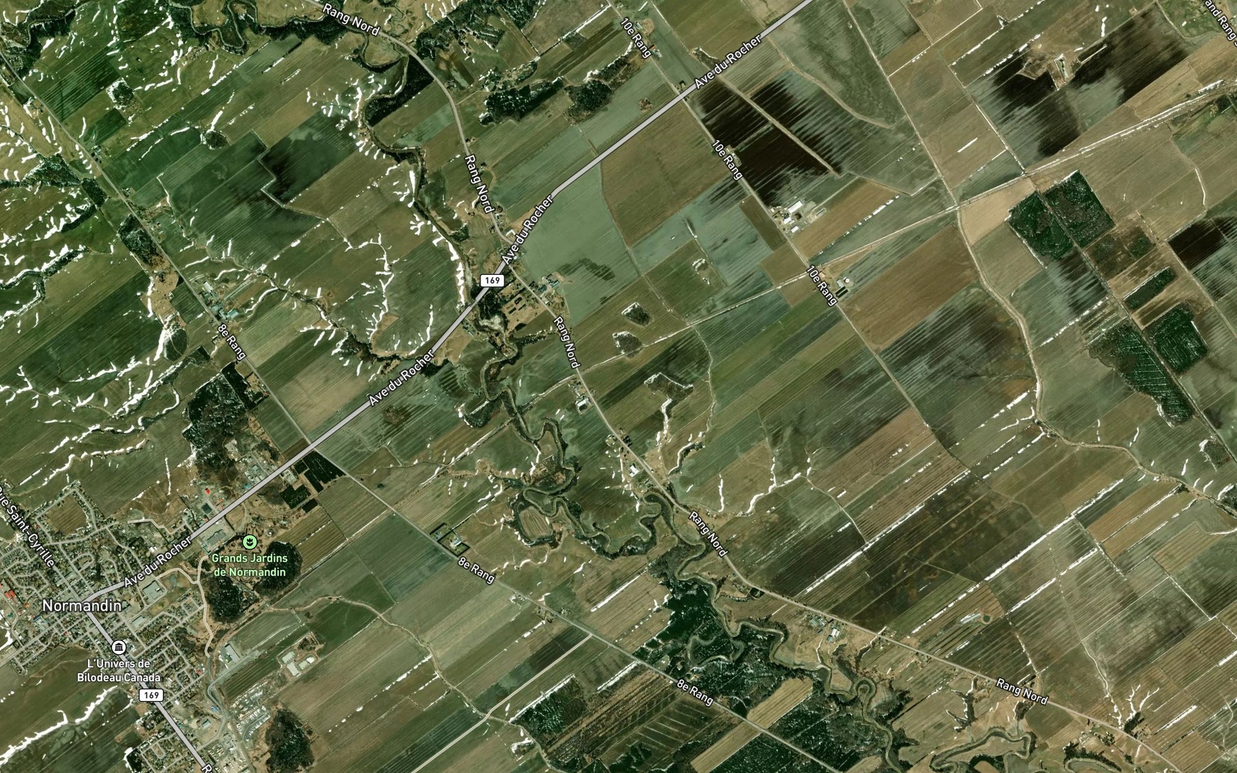 Satellite map of the Cours d'eau Buissieres-Girard