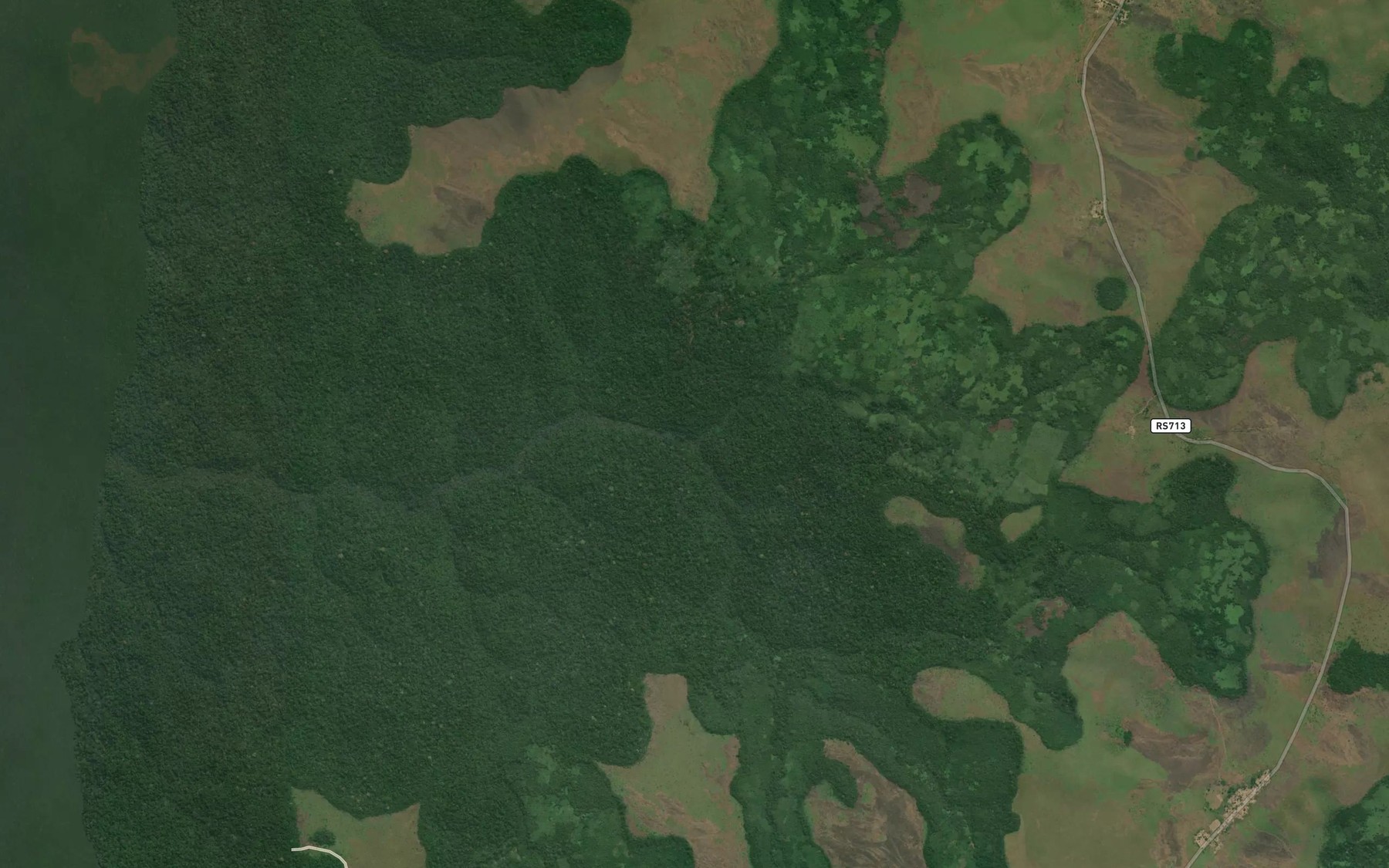 Satellite map of the Ibwetu