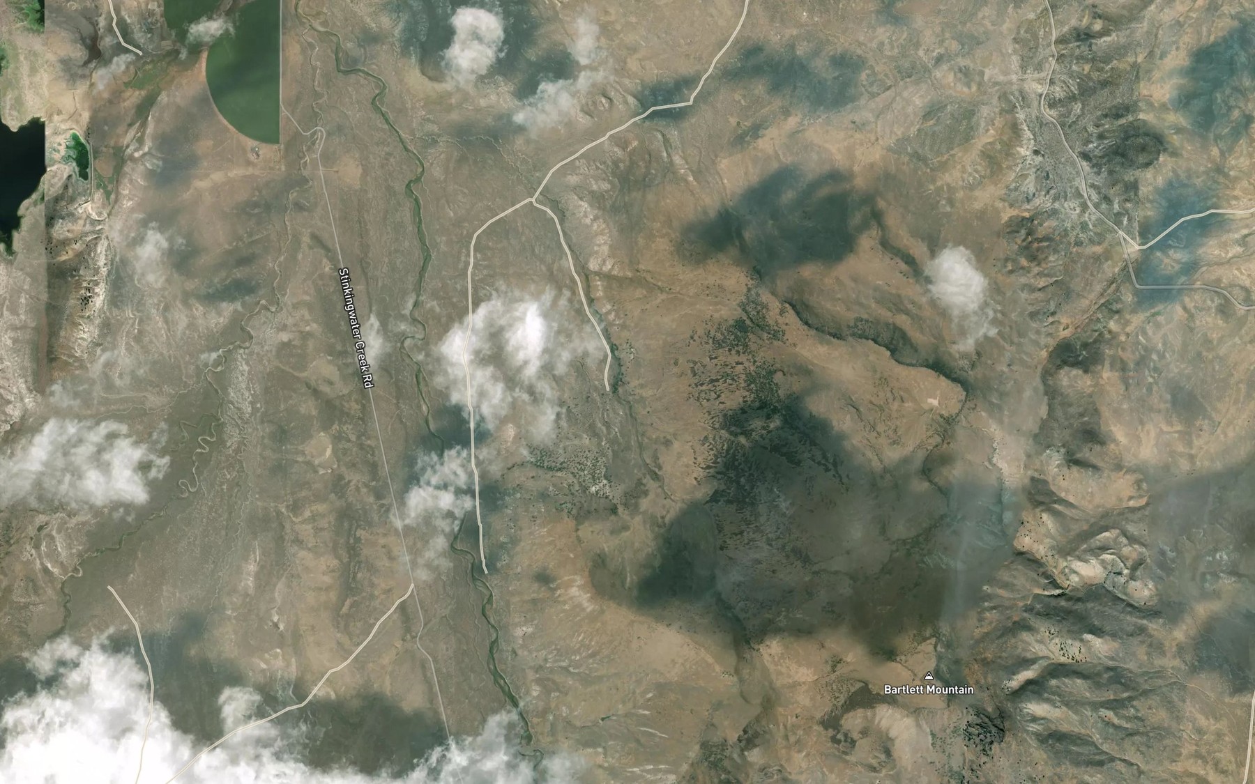Satellite map of the O'Toole Spring