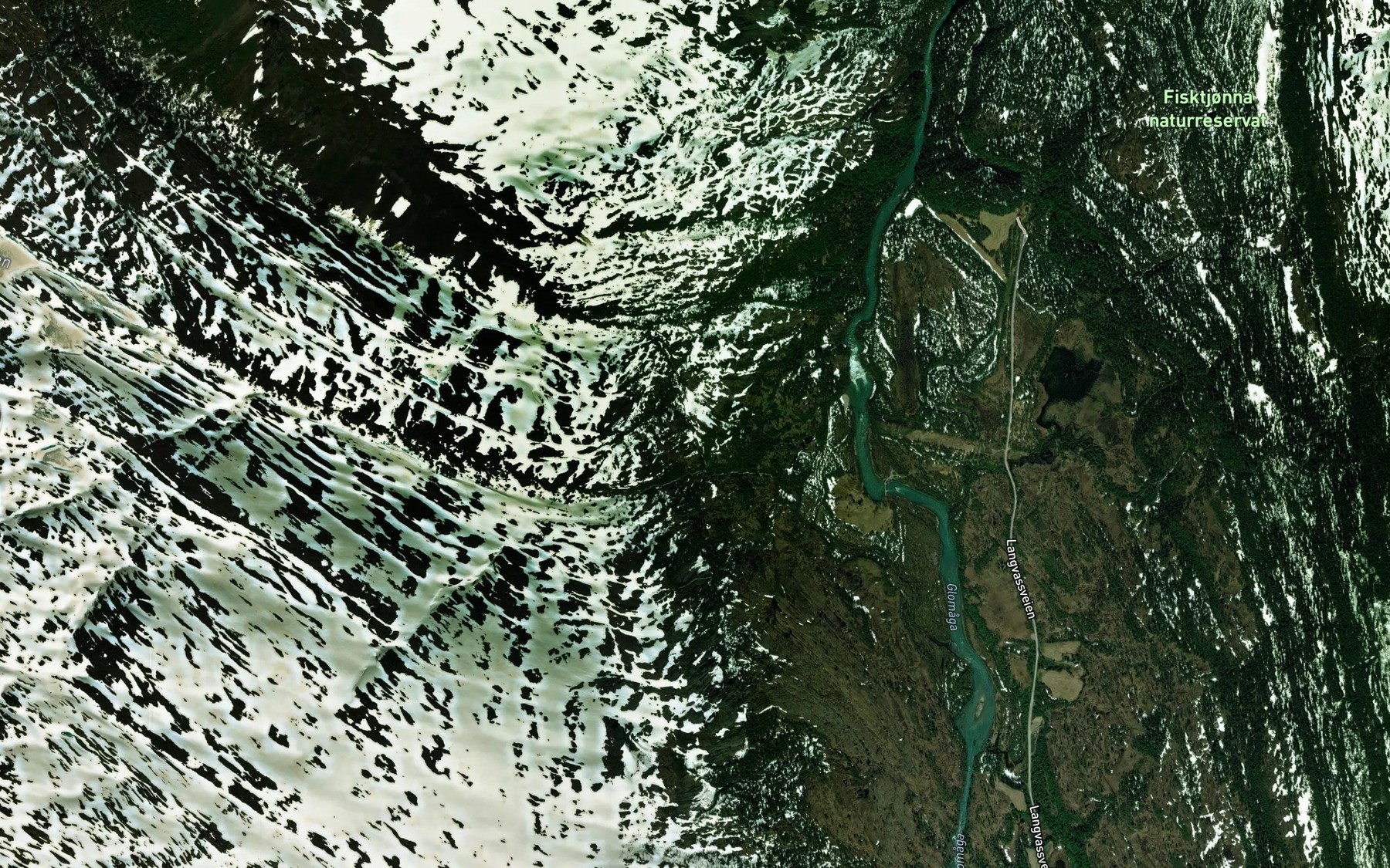 Satellite map of the Onnstibekken