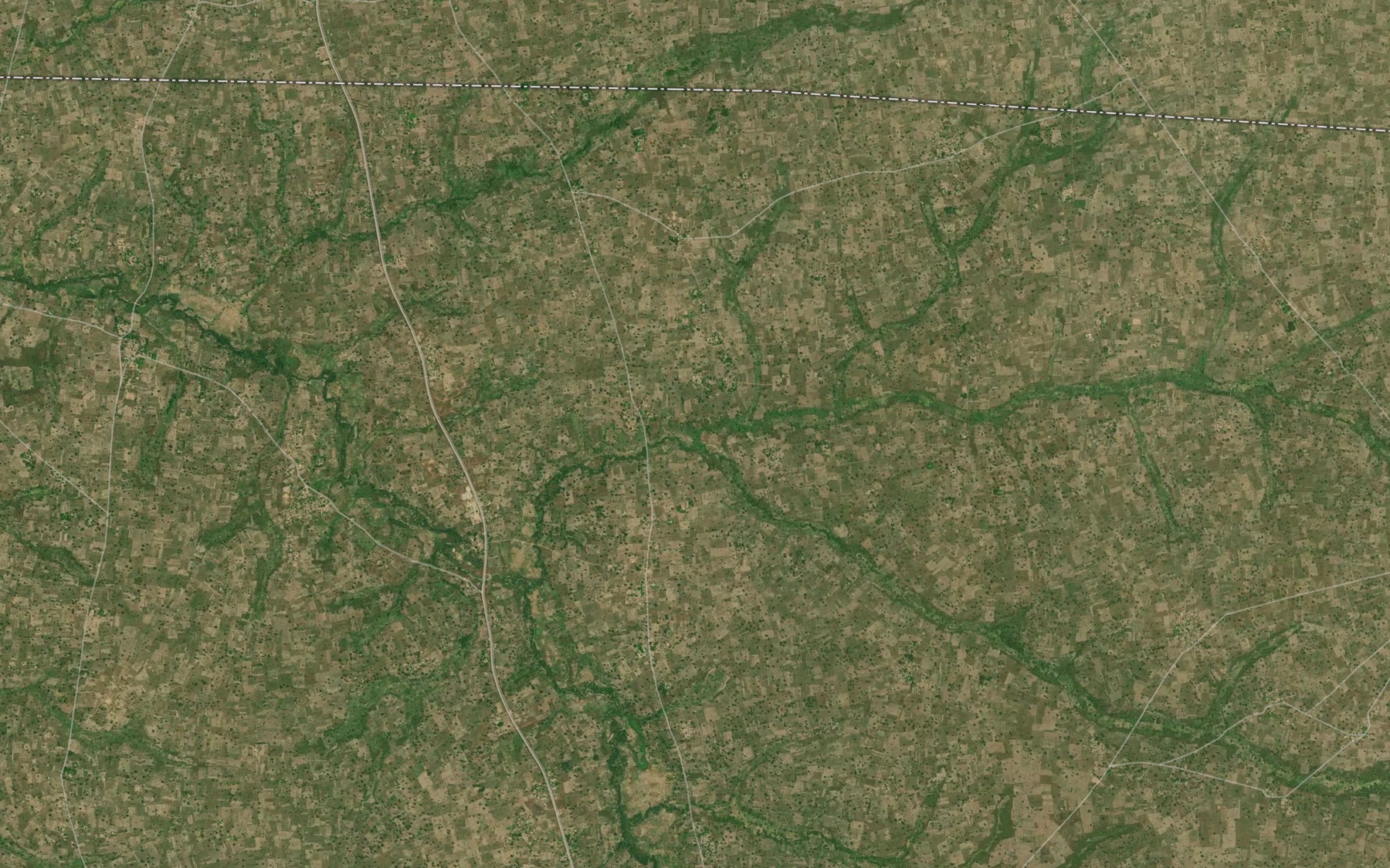 Satellite map of the River Kebuba