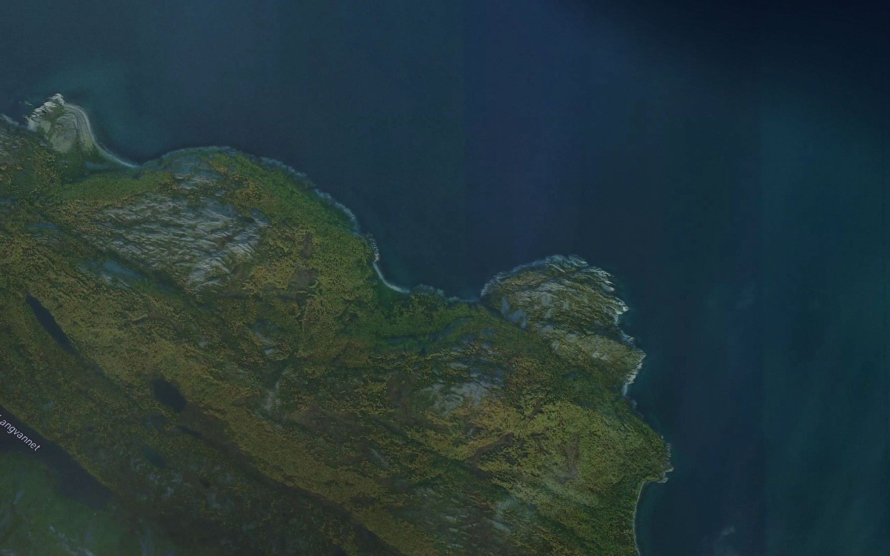 Satellite map of the Skittenbergvika