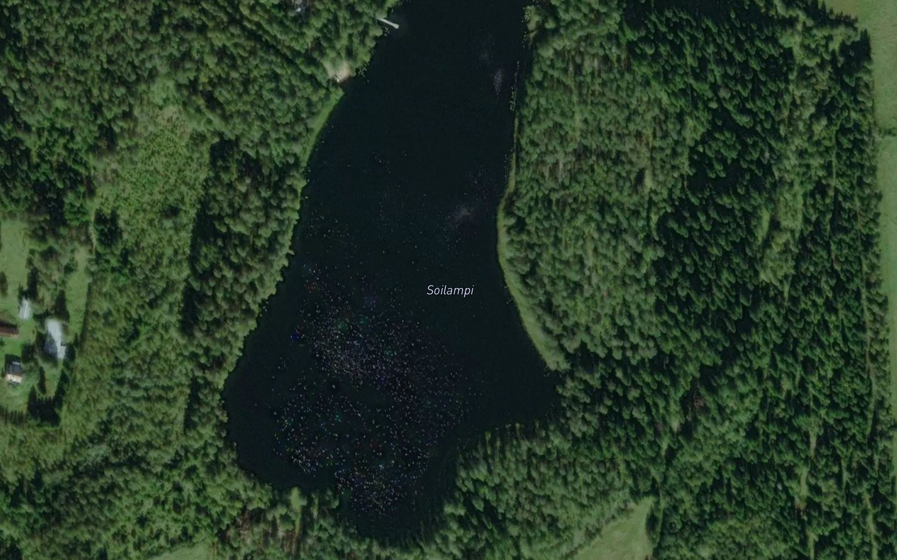 Satellite map of the Soilampi