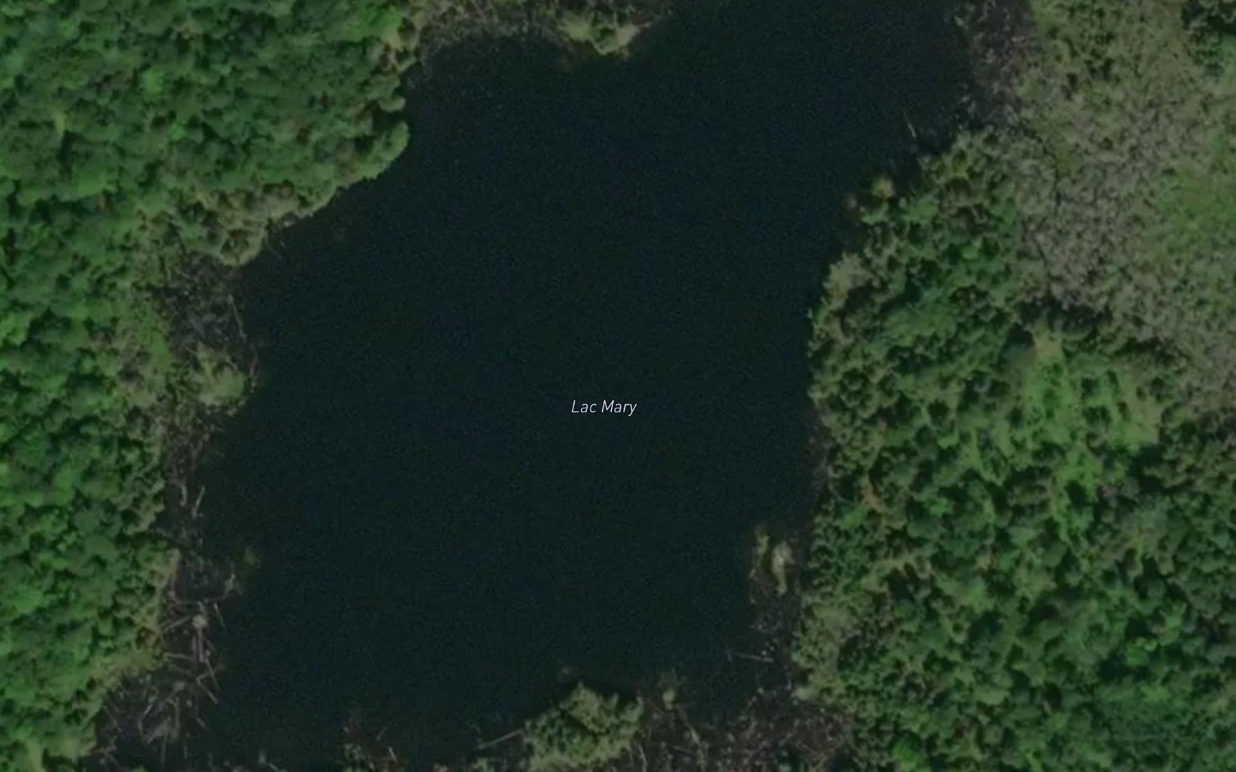 Satellite map of the Lac Mary