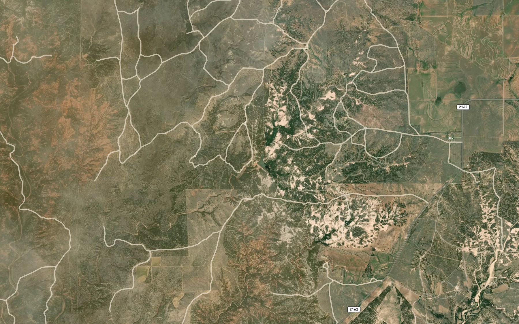 Satellite map of the East Halls Creek