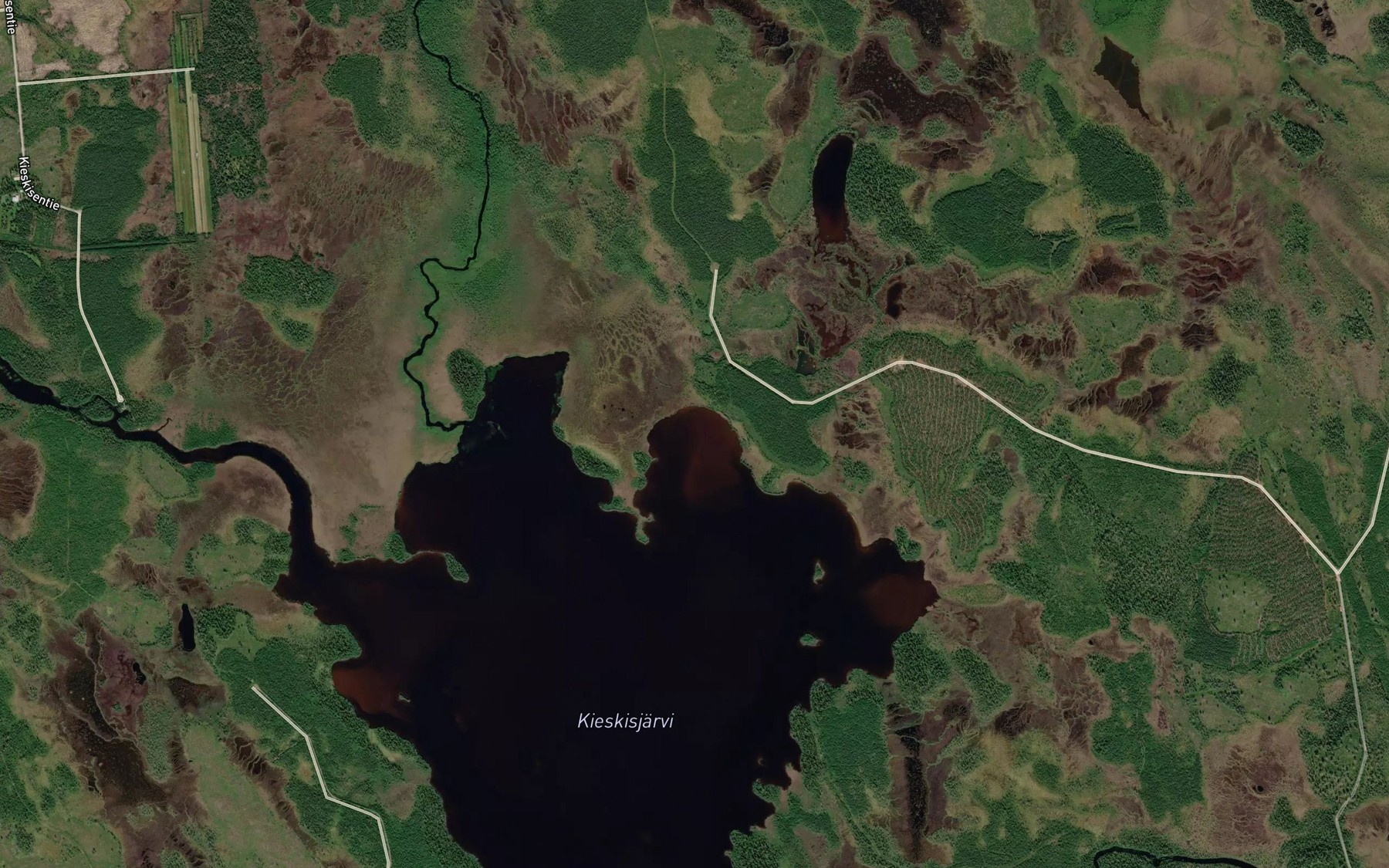 Satellite map of the Kuivalahti